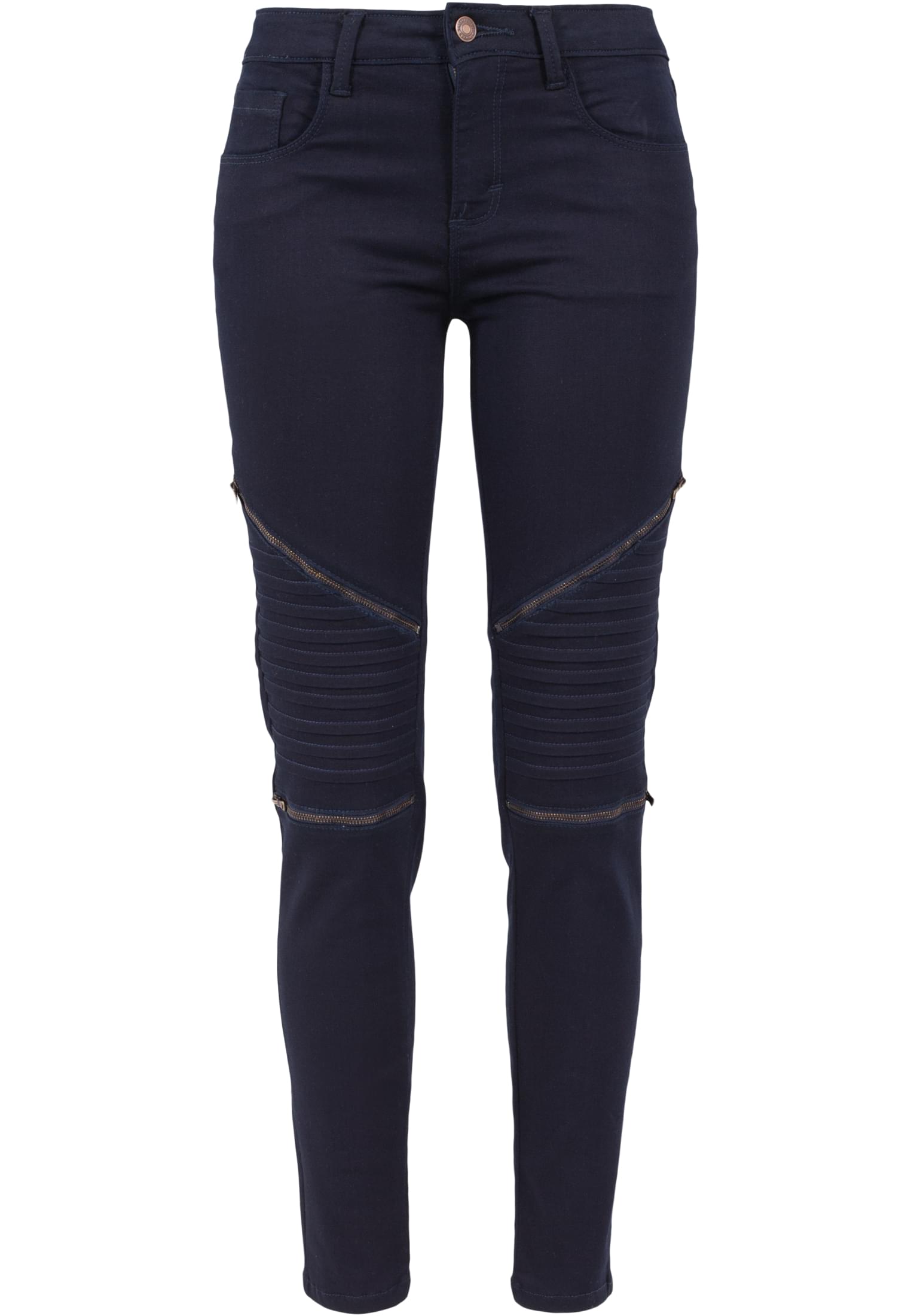 Ladies Stretch Biker Pants | dark denim