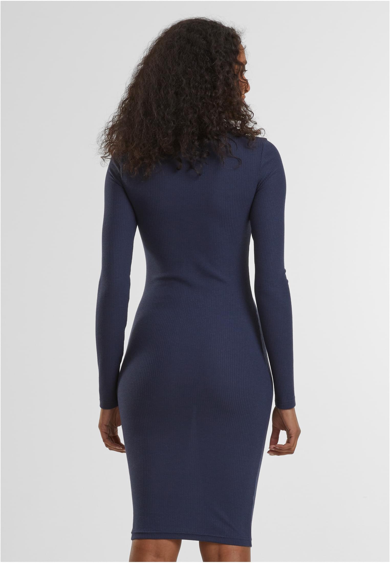 Ladies Rib Dress | navy