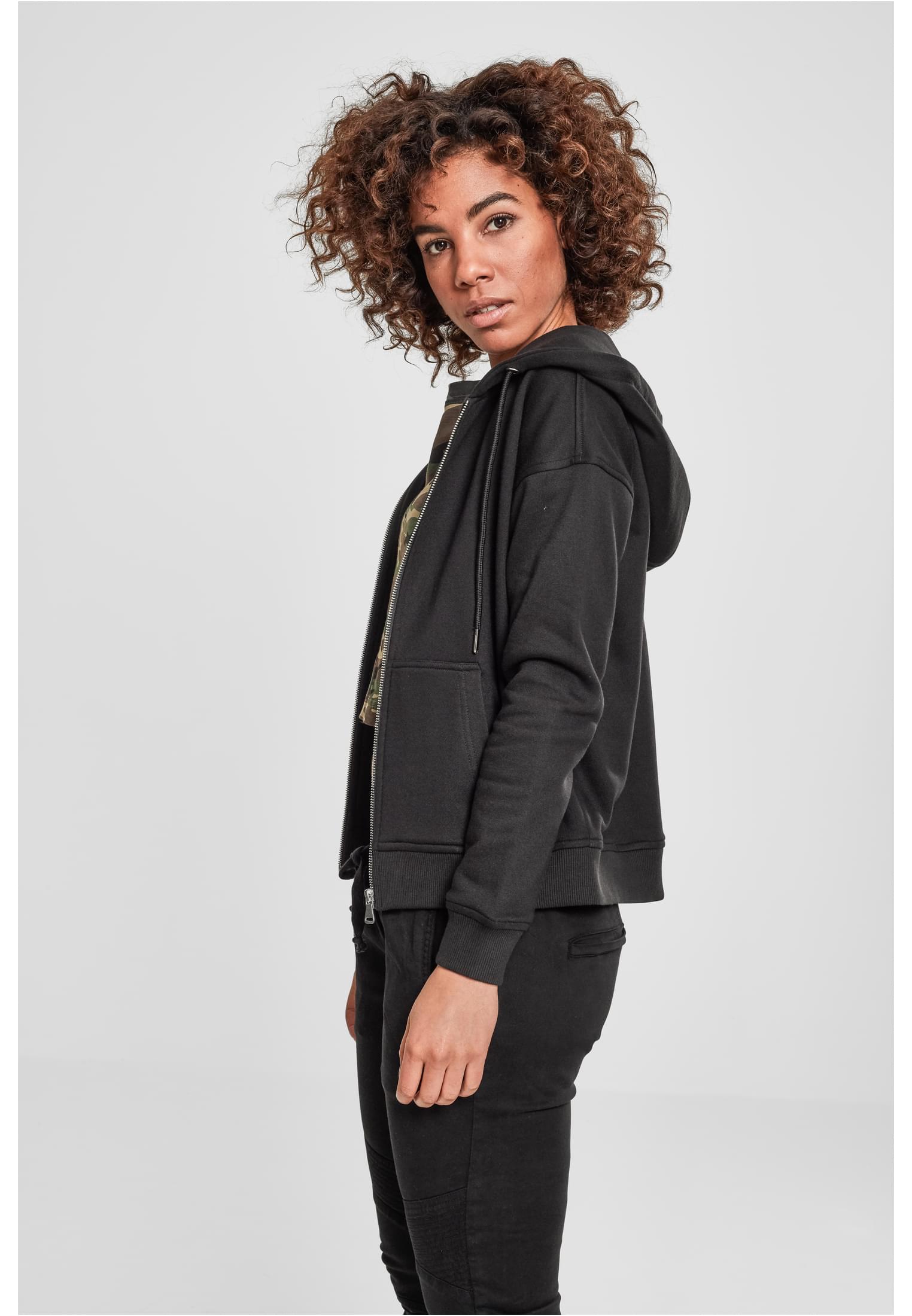 Ladies Classic Zip Hoody | black