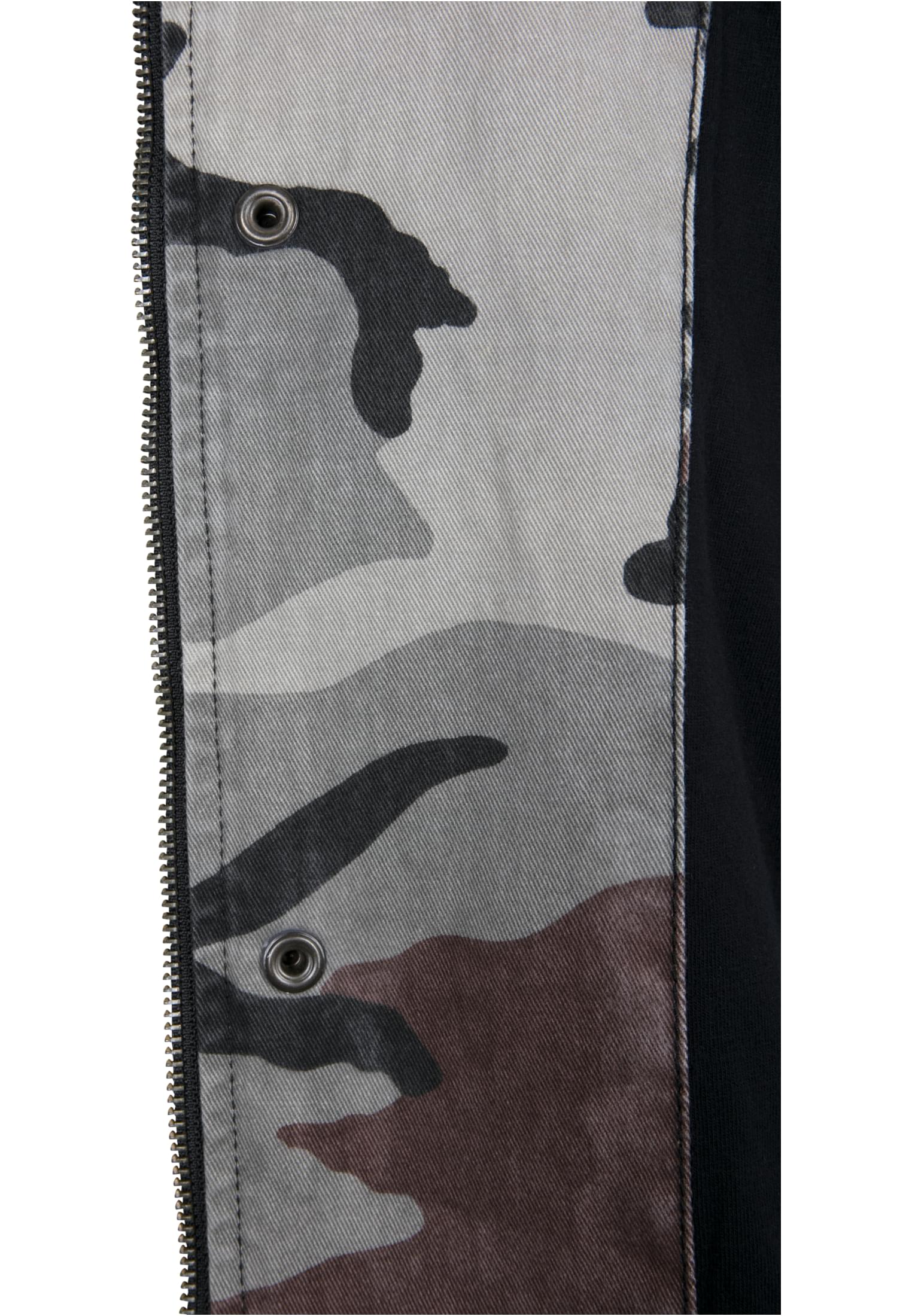 Camo Cotton Coach Jacket | grey camo