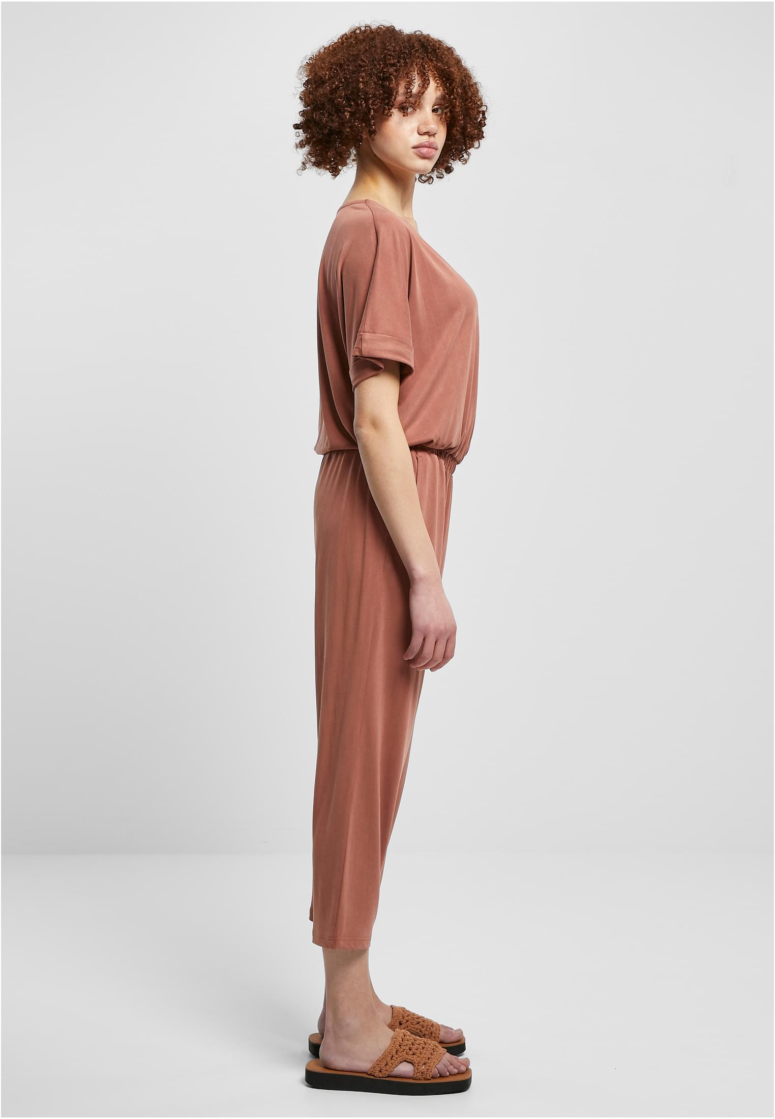 Ladies Modal Jumpsuit | terracotta