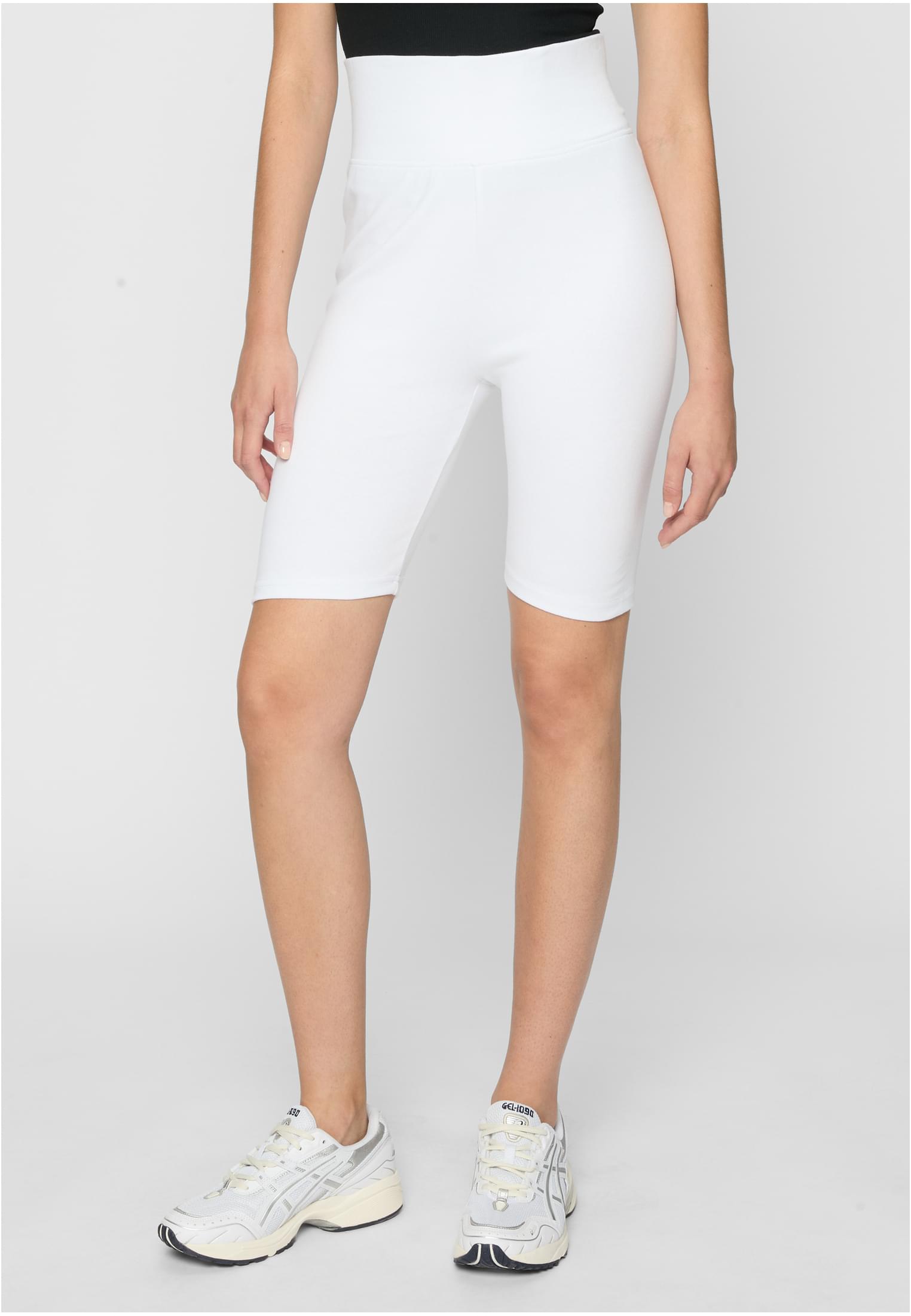 Ladies High Waist Cycle Shorts 2-Pack | black/white