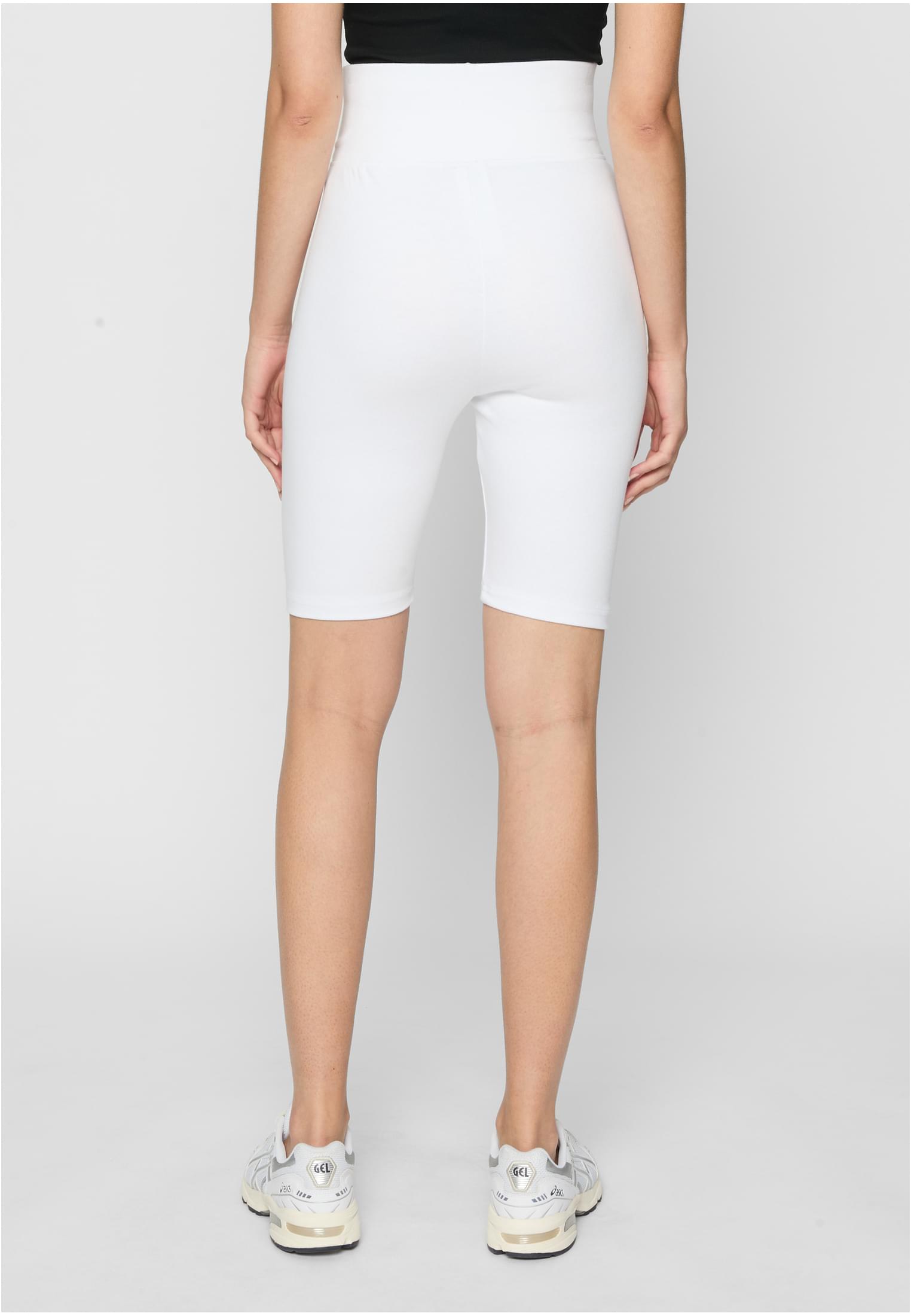 Ladies High Waist Cycle Shorts 2-Pack | black/white