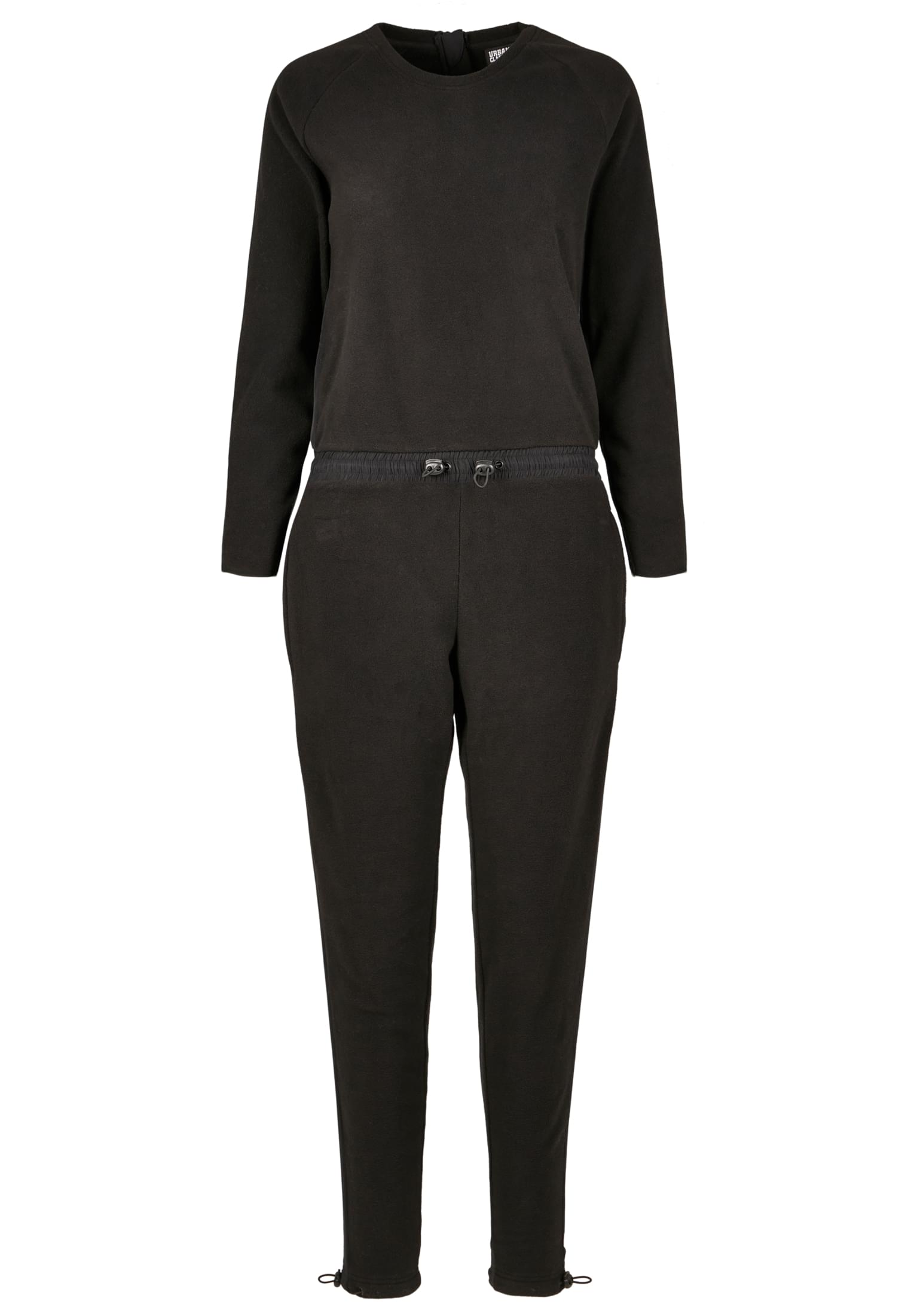 Ladies Polar Fleece Jumpsuit | black