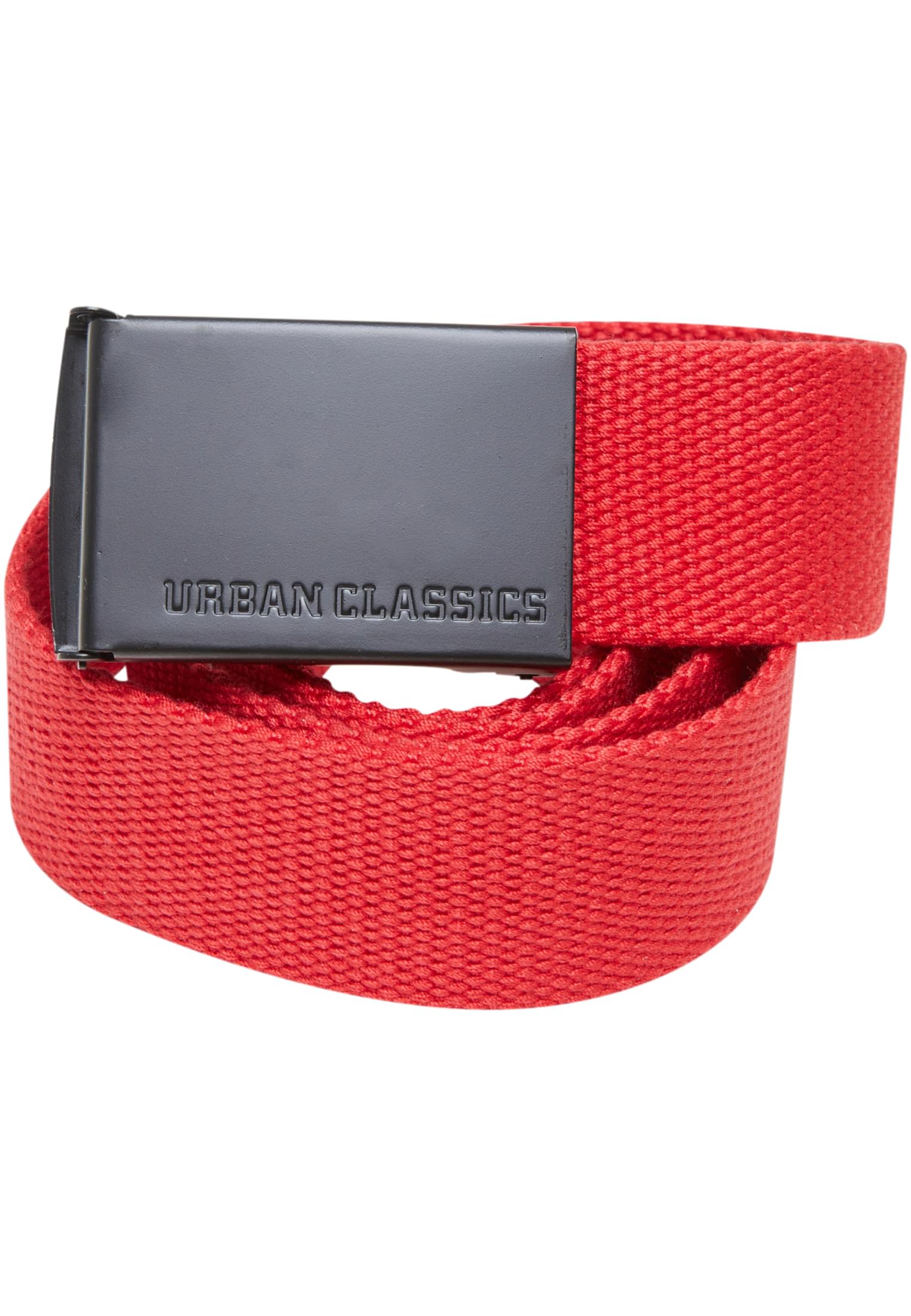Canvas Belt | cityred/black