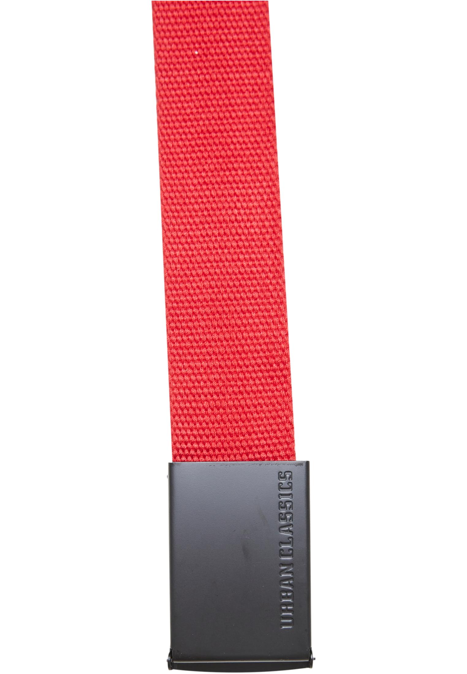 Canvas Belt | cityred/black
