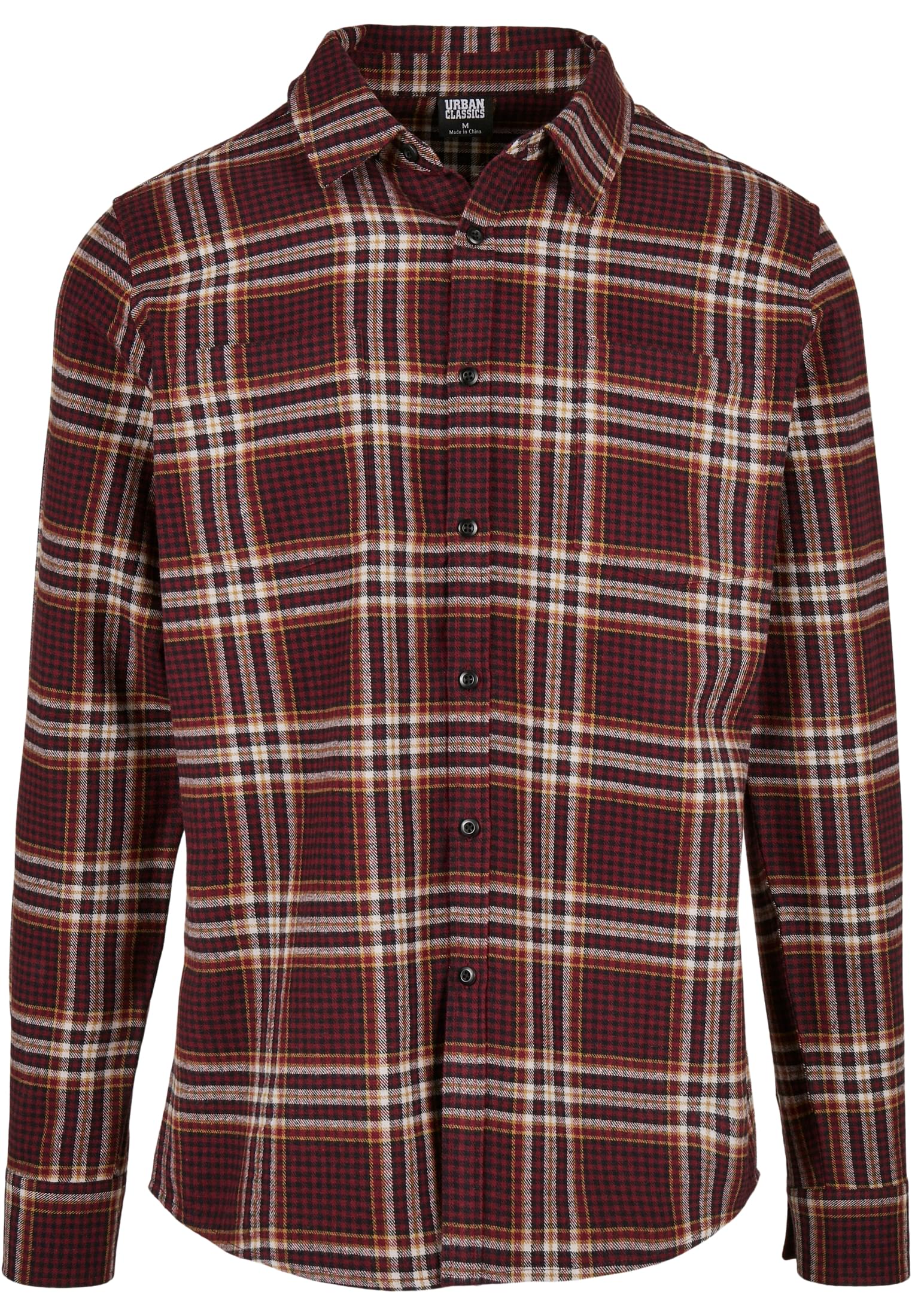 Checked Campus Shirt | cherry/honey