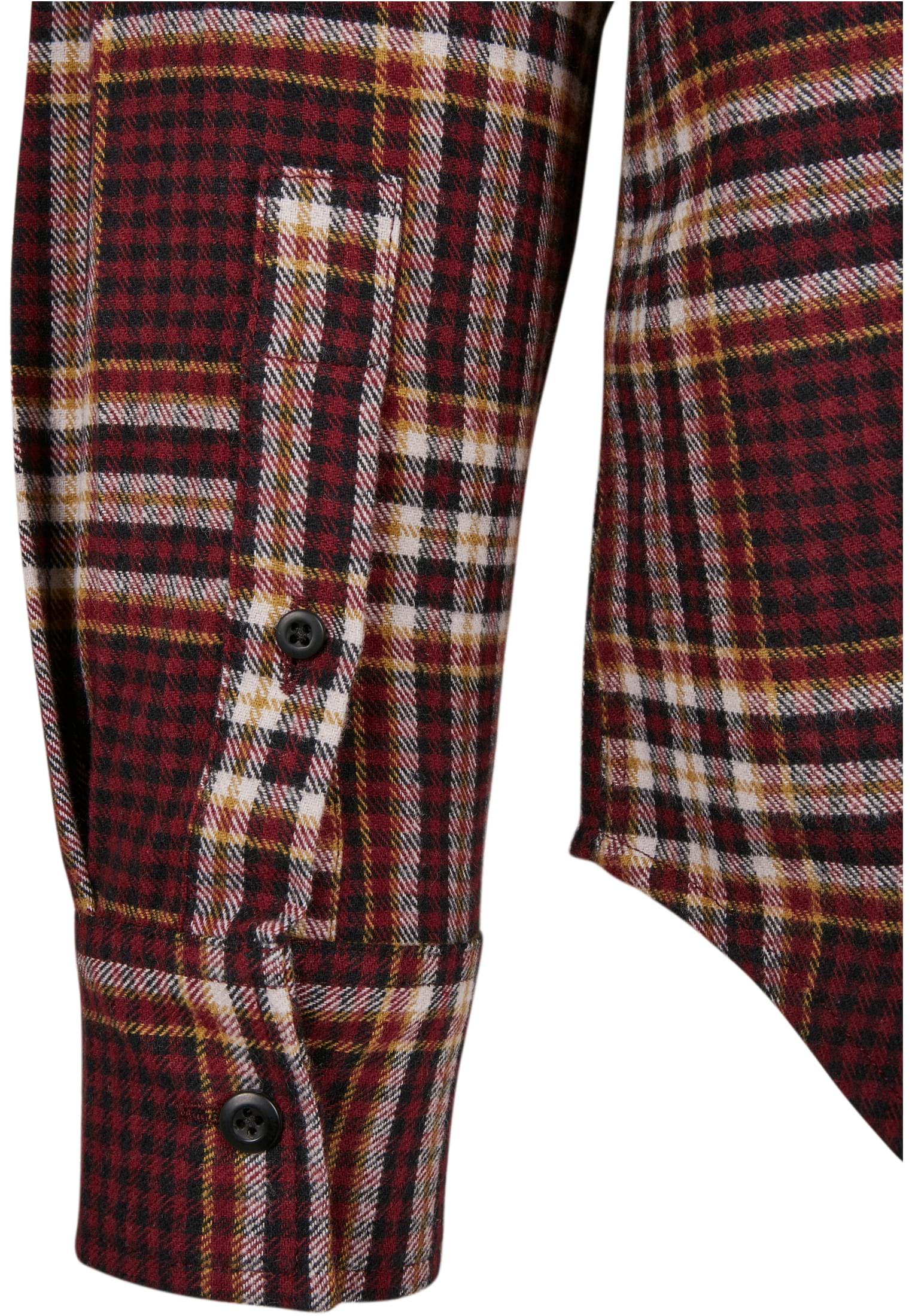 Checked Campus Shirt | cherry/honey