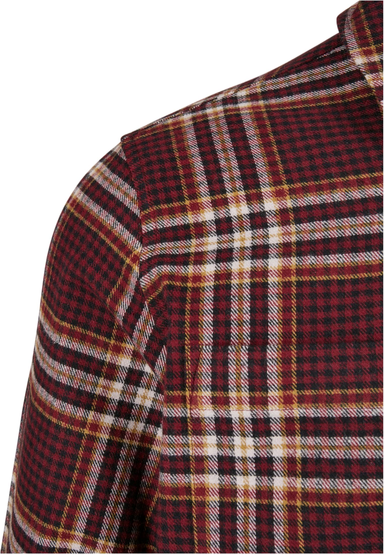 Checked Campus Shirt | cherry/honey