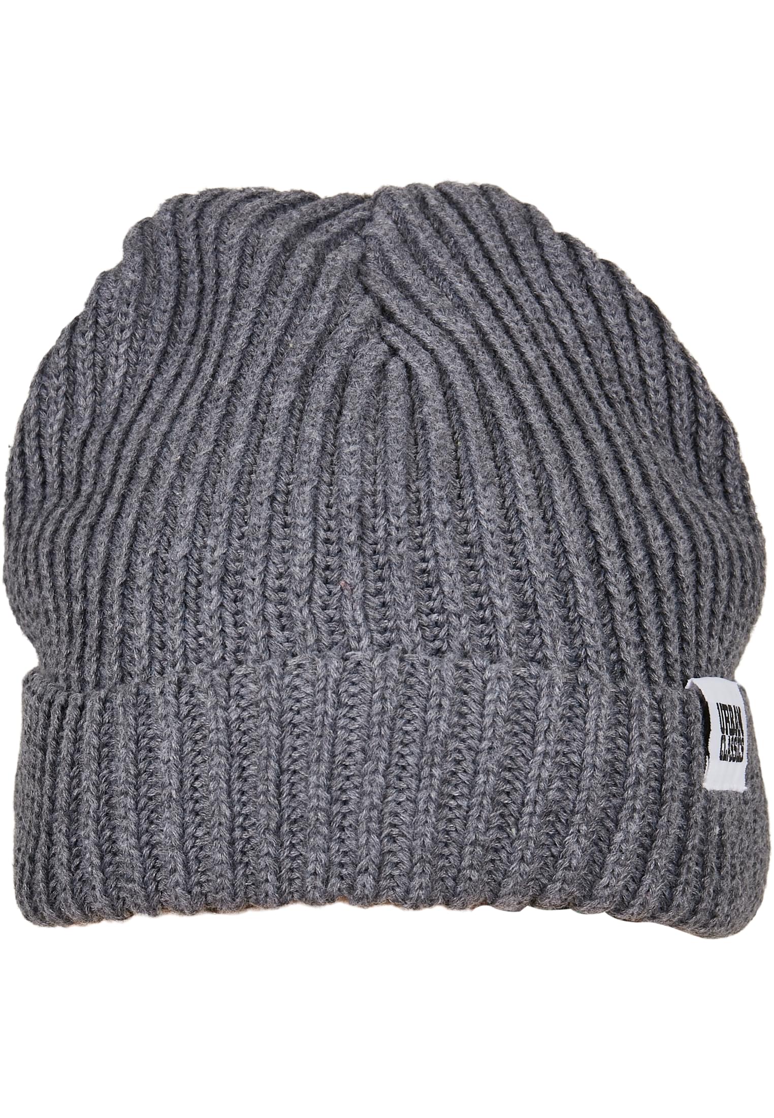 Recycled Yarn Fisherman Beanie | asphalt