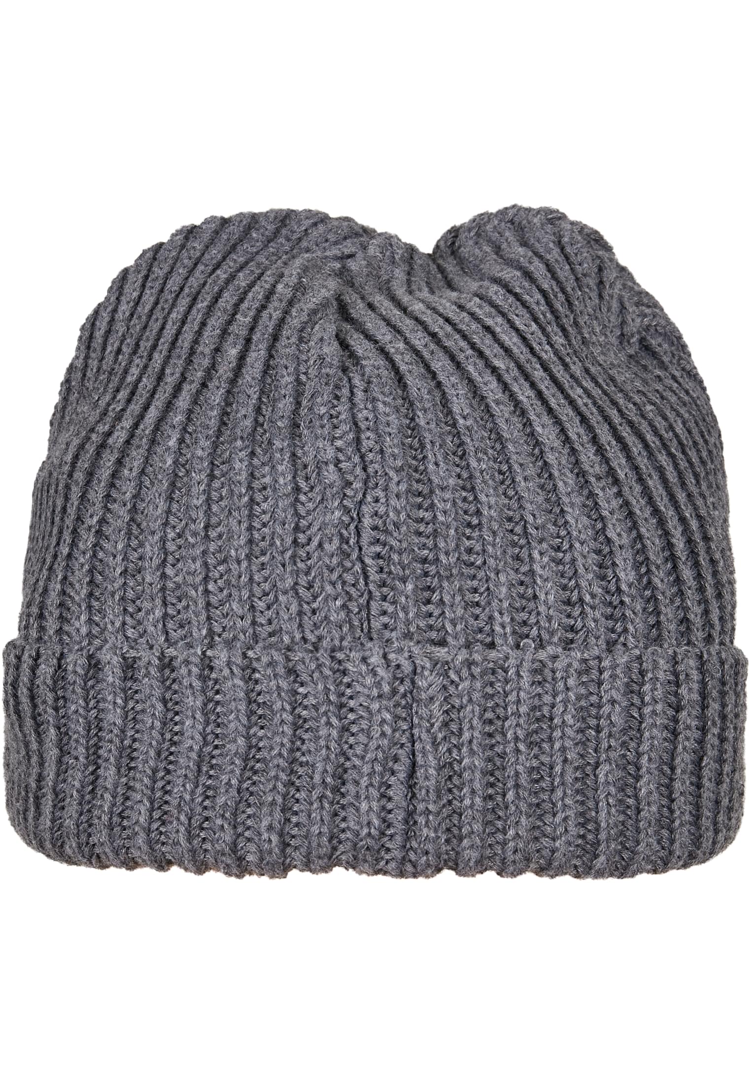 Recycled Yarn Fisherman Beanie | asphalt