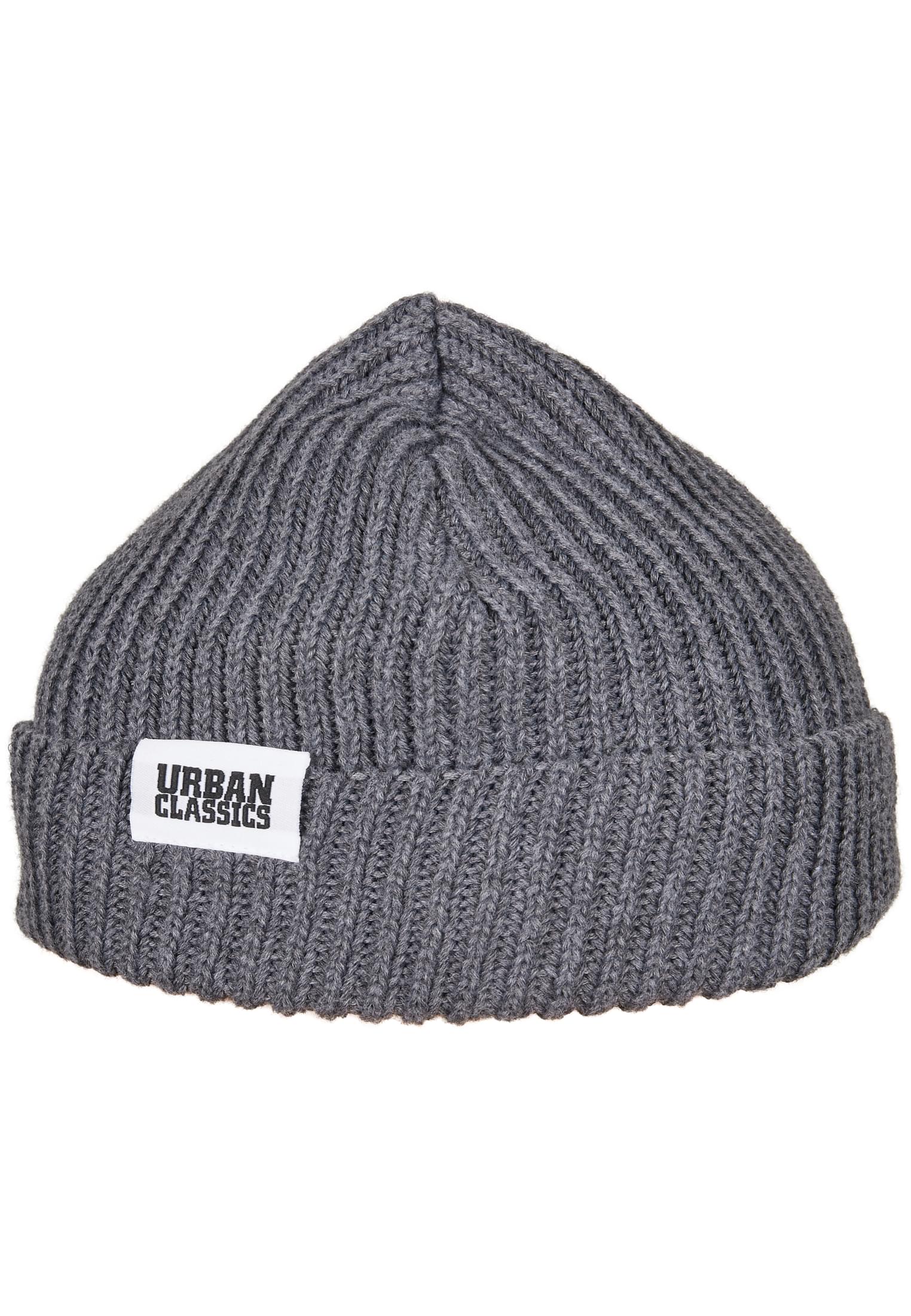 Recycled Yarn Fisherman Beanie | asphalt