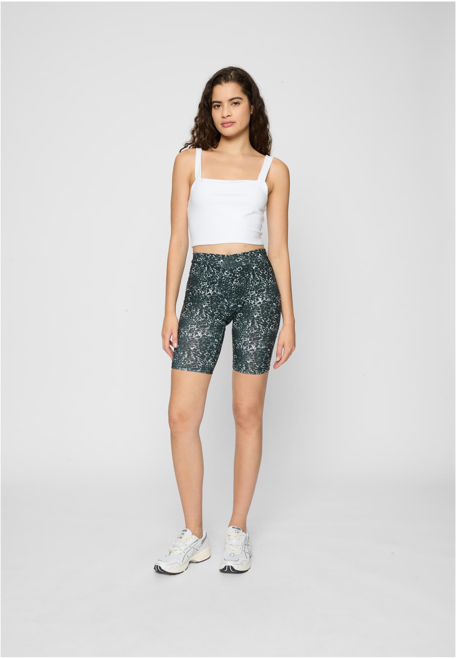Ladies AOP Cycle Shorts 2-Pack | black/white+black
