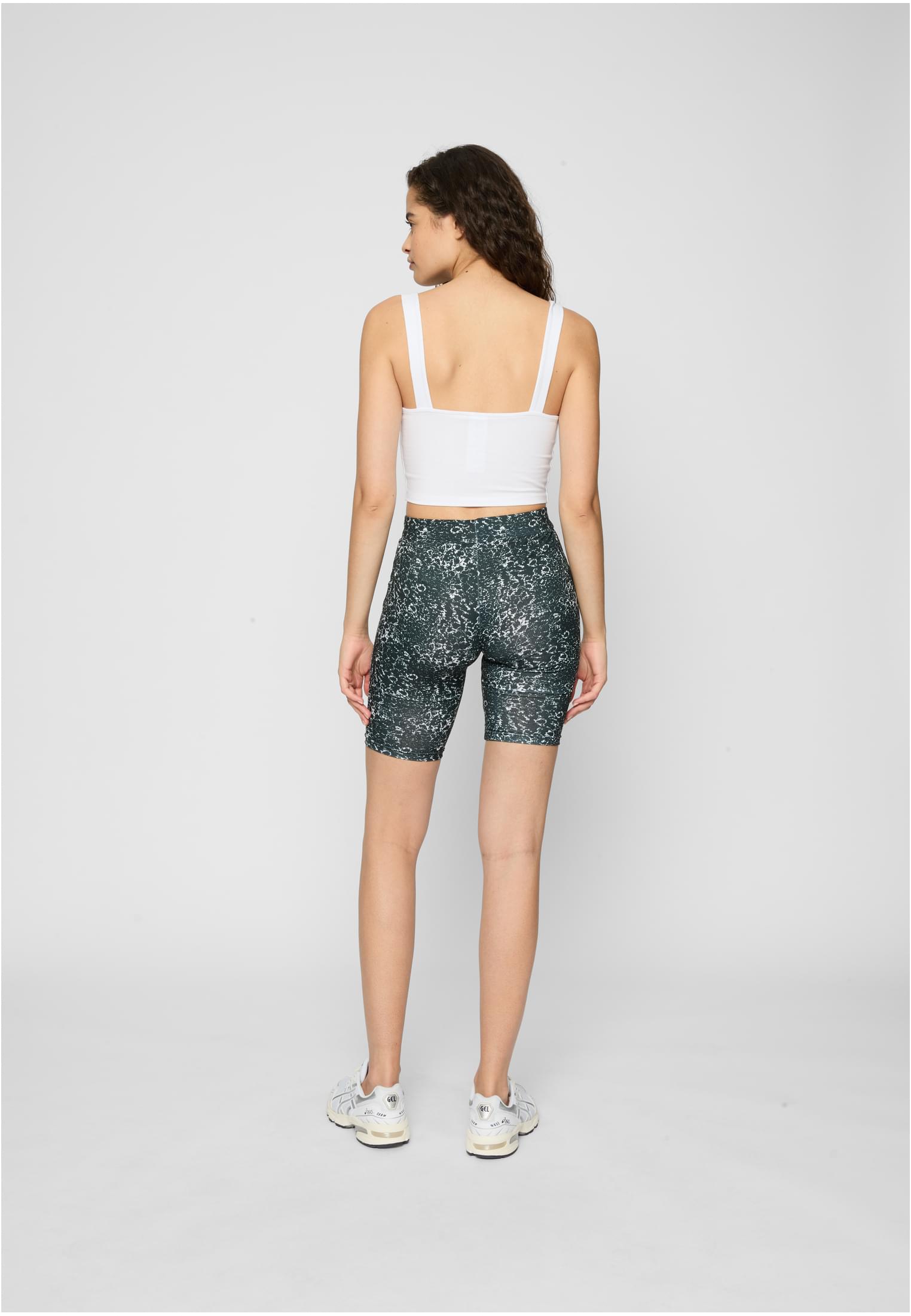 Ladies AOP Cycle Shorts 2-Pack | black/white+black