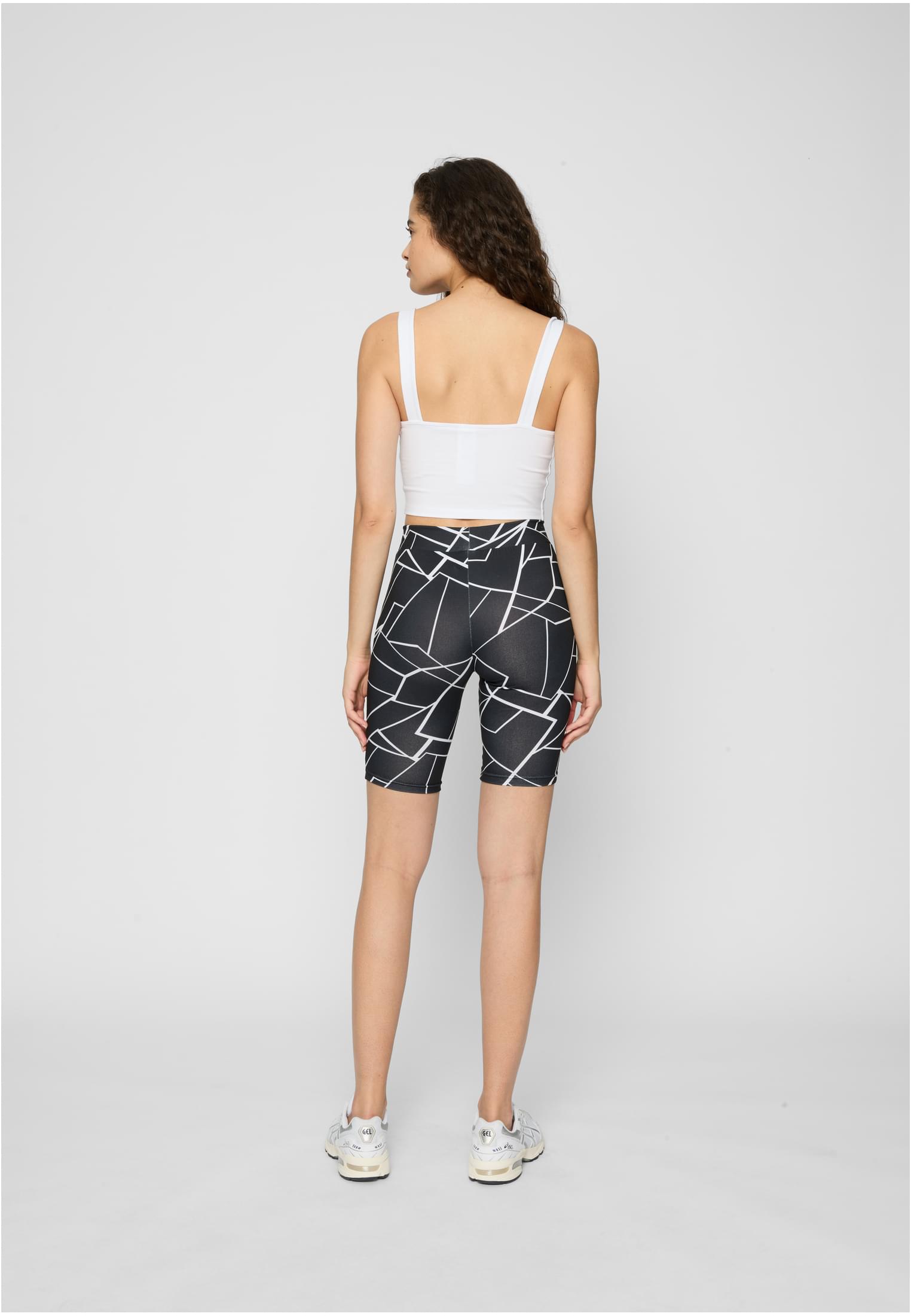 Ladies AOP Cycle Shorts 2-Pack | geometric black+black