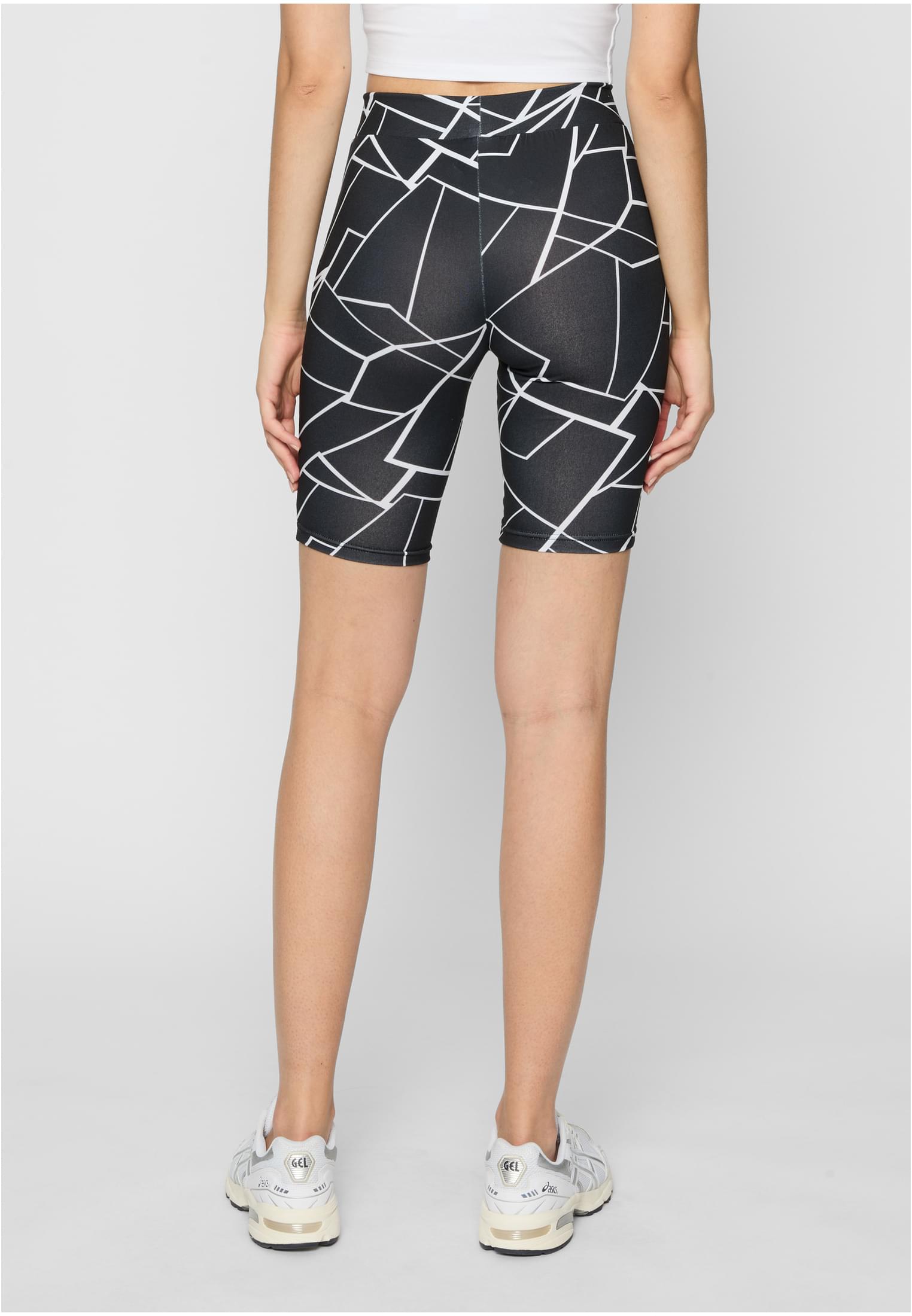 Ladies AOP Cycle Shorts 2-Pack | geometric black+black