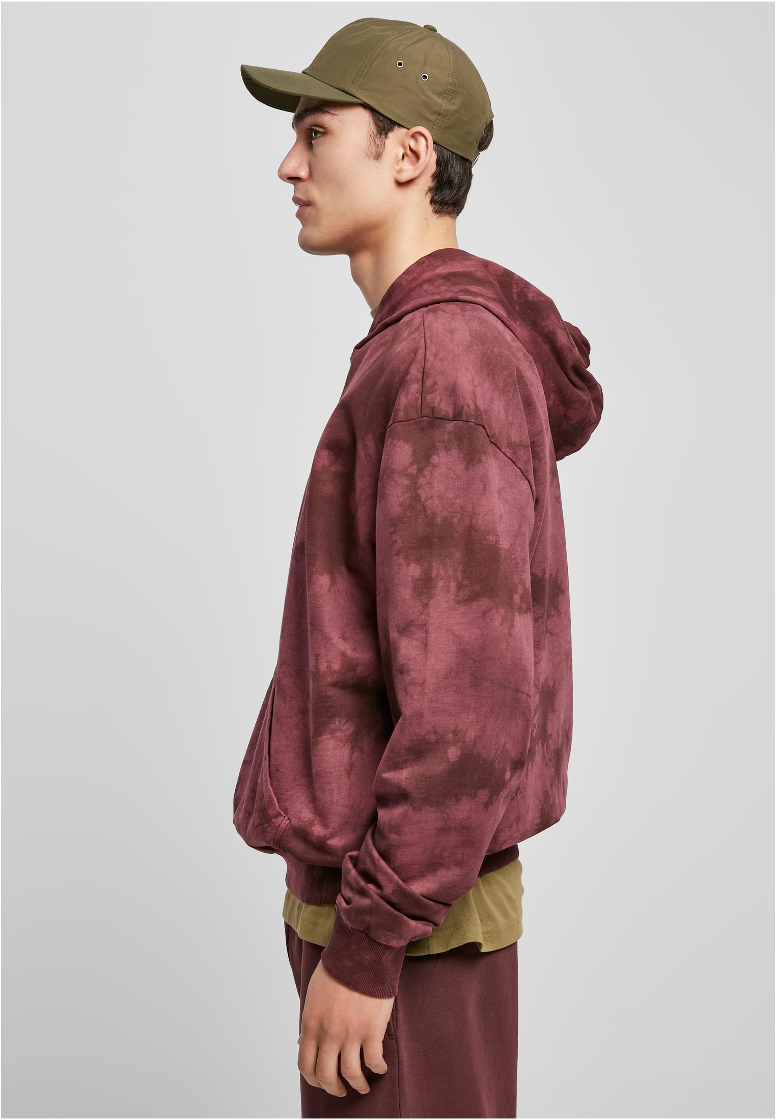 Tye Dyed Hoody | cherry