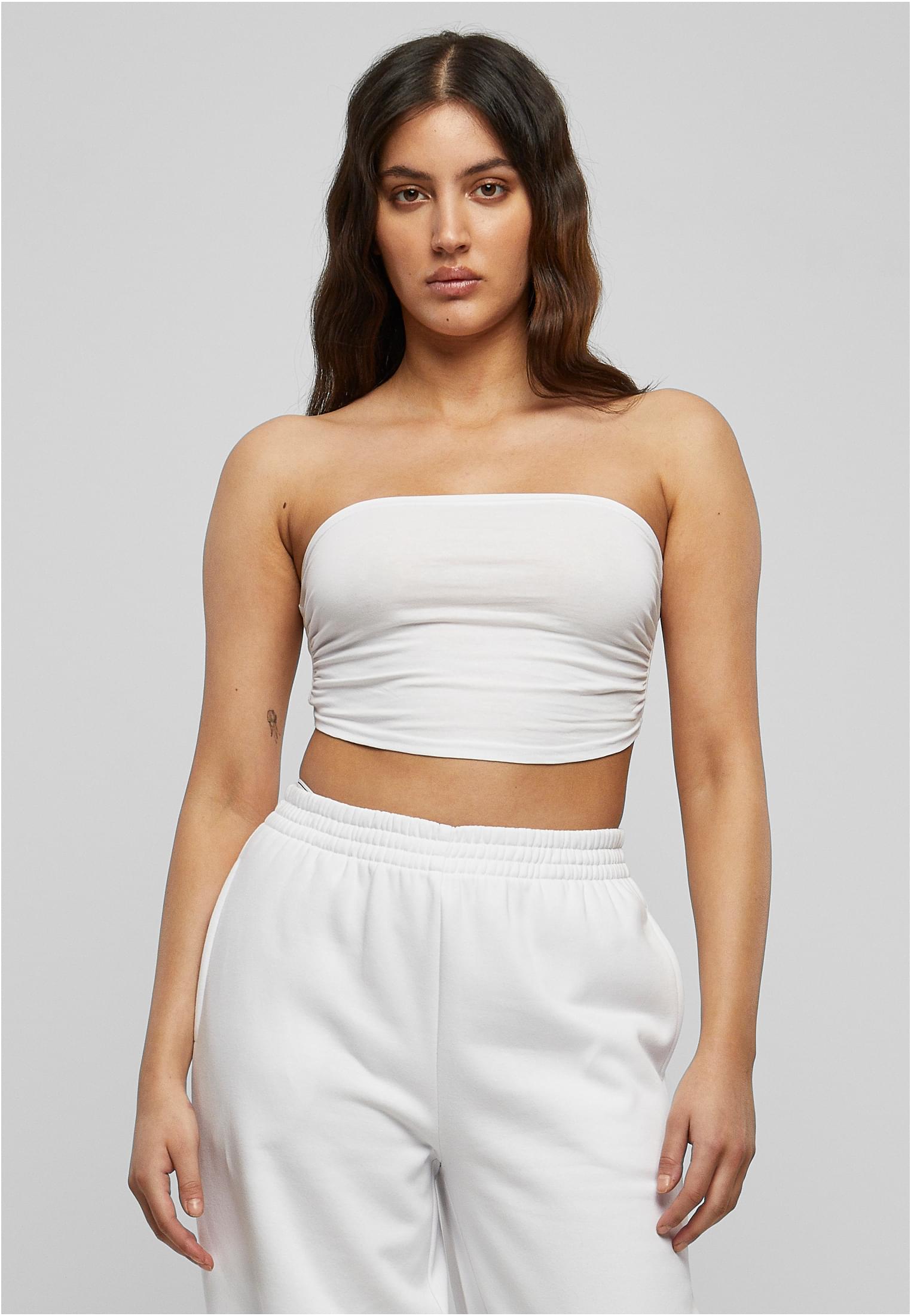 Ladies Bandeau Top | white