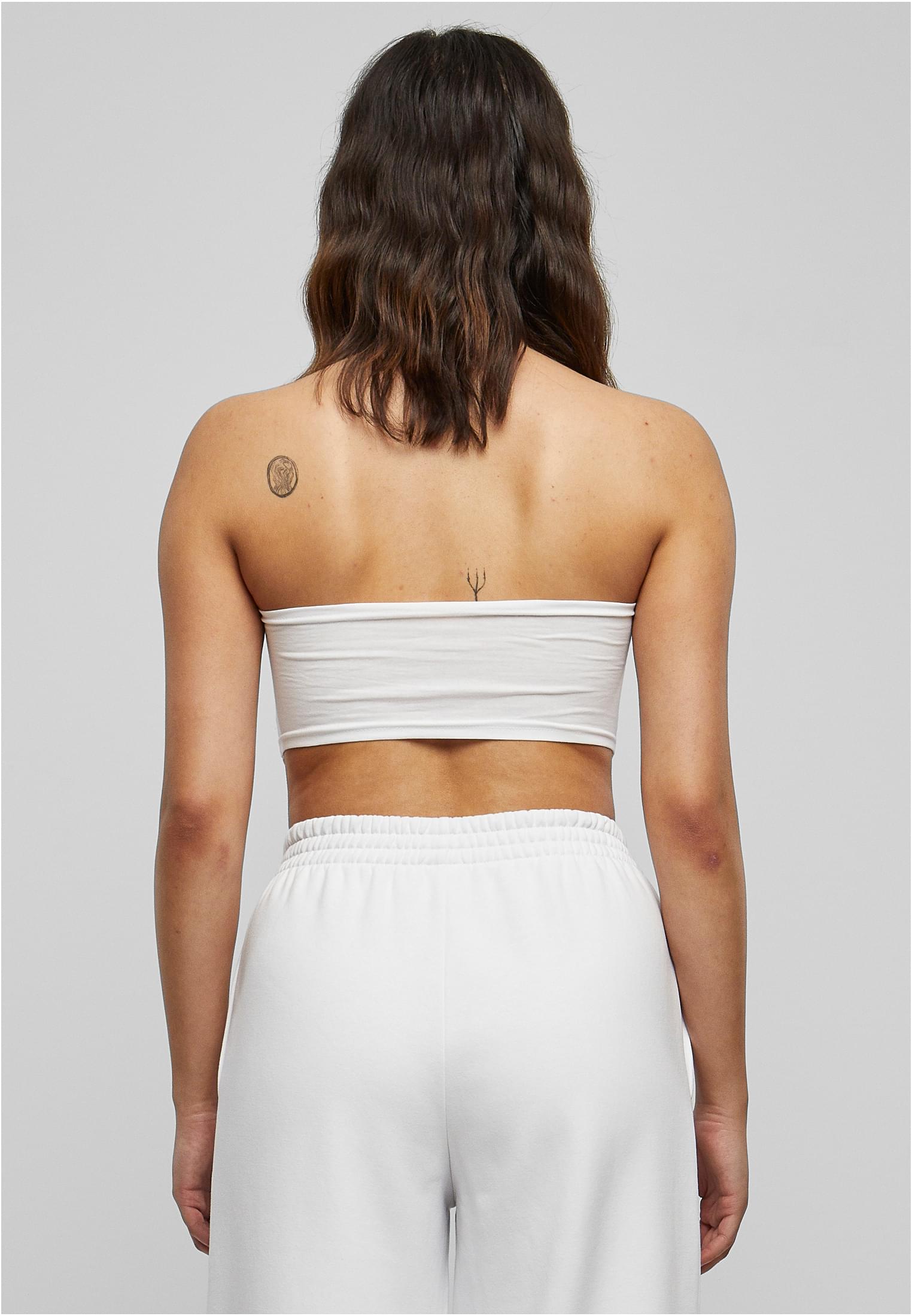 Ladies Bandeau Top | white