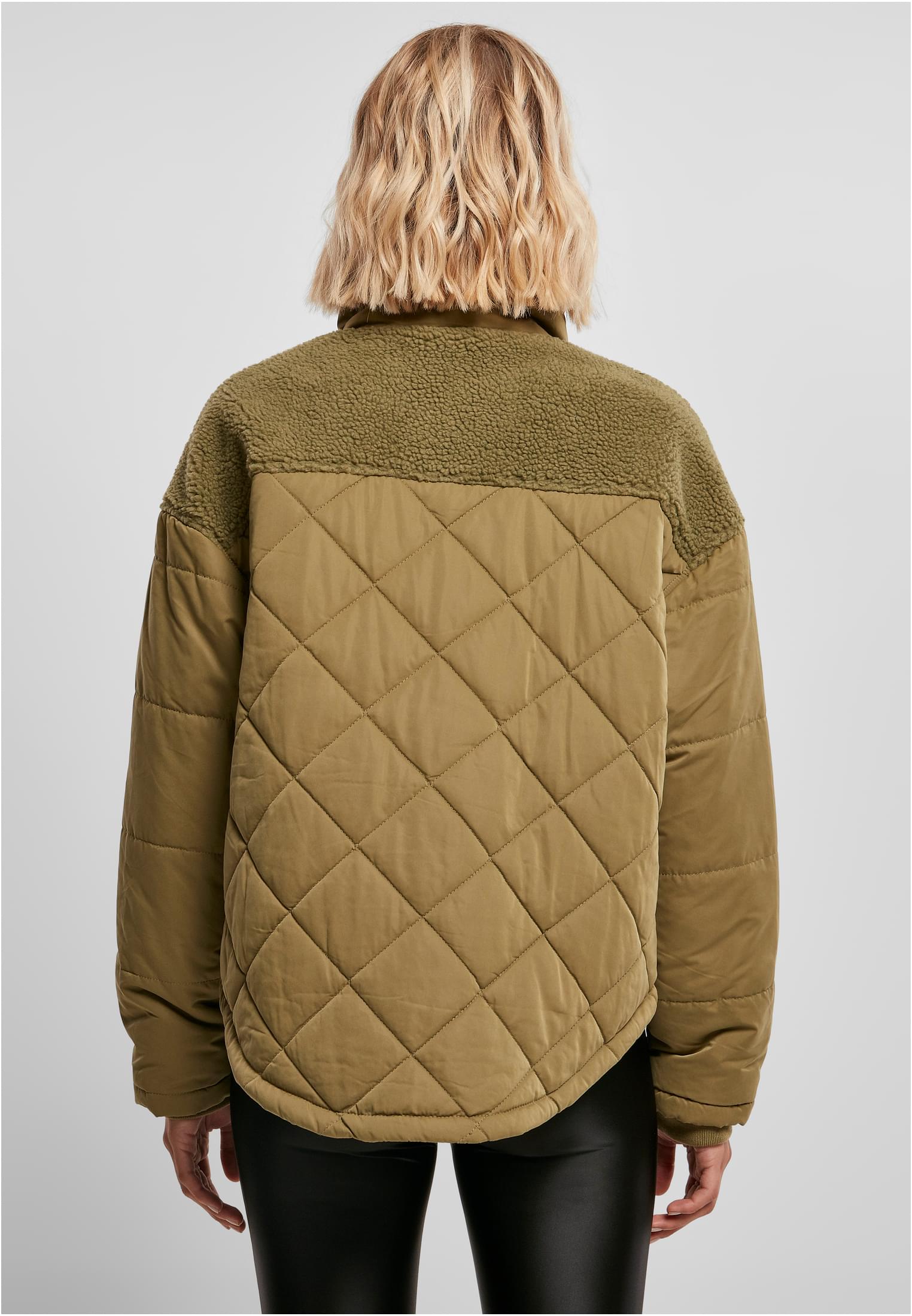 Ladies Oversized Diamond Quilt Puffer Jacket | tiniolive
