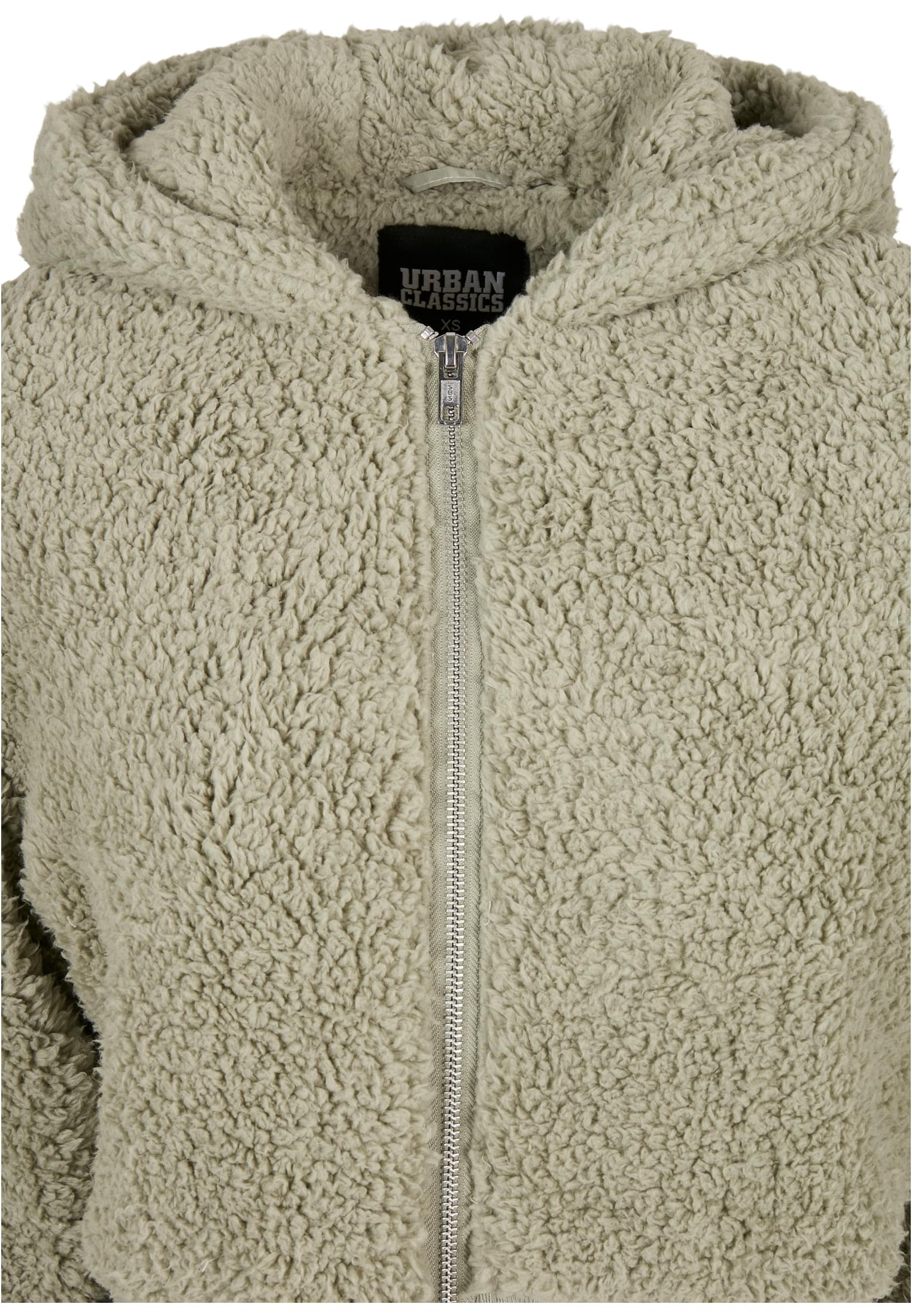 Ladies Short Oversized Sherpa Jacket | softsalvia