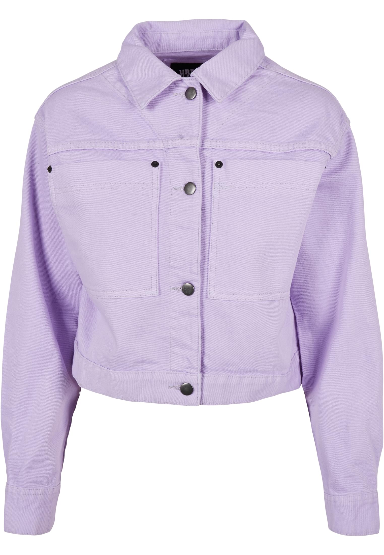 Ladies Short Boxy Worker Jacket | lilac