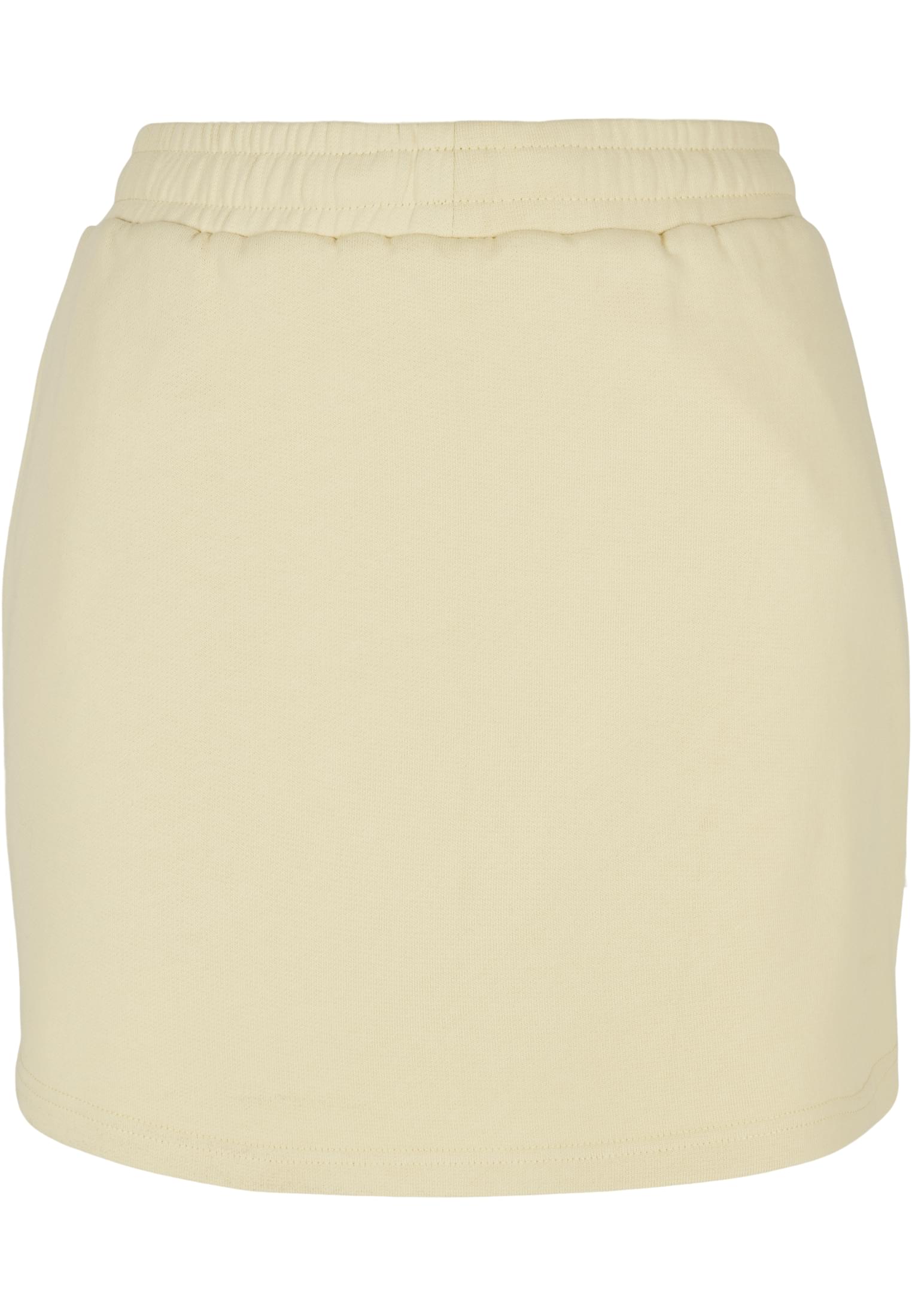 Ladies Organic Terry Mini Skirt | softyellow