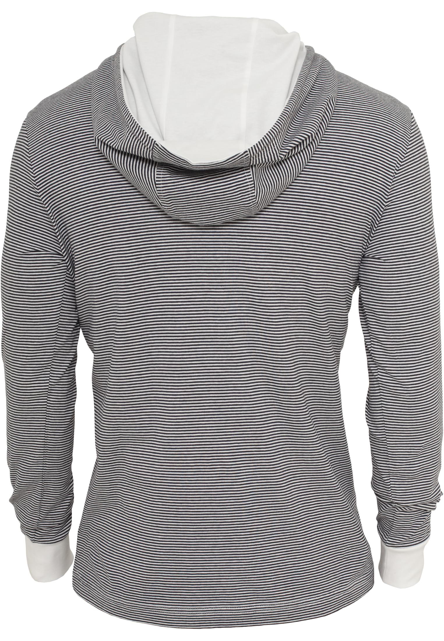 Stripe Jersey Hoody | nvy/wht