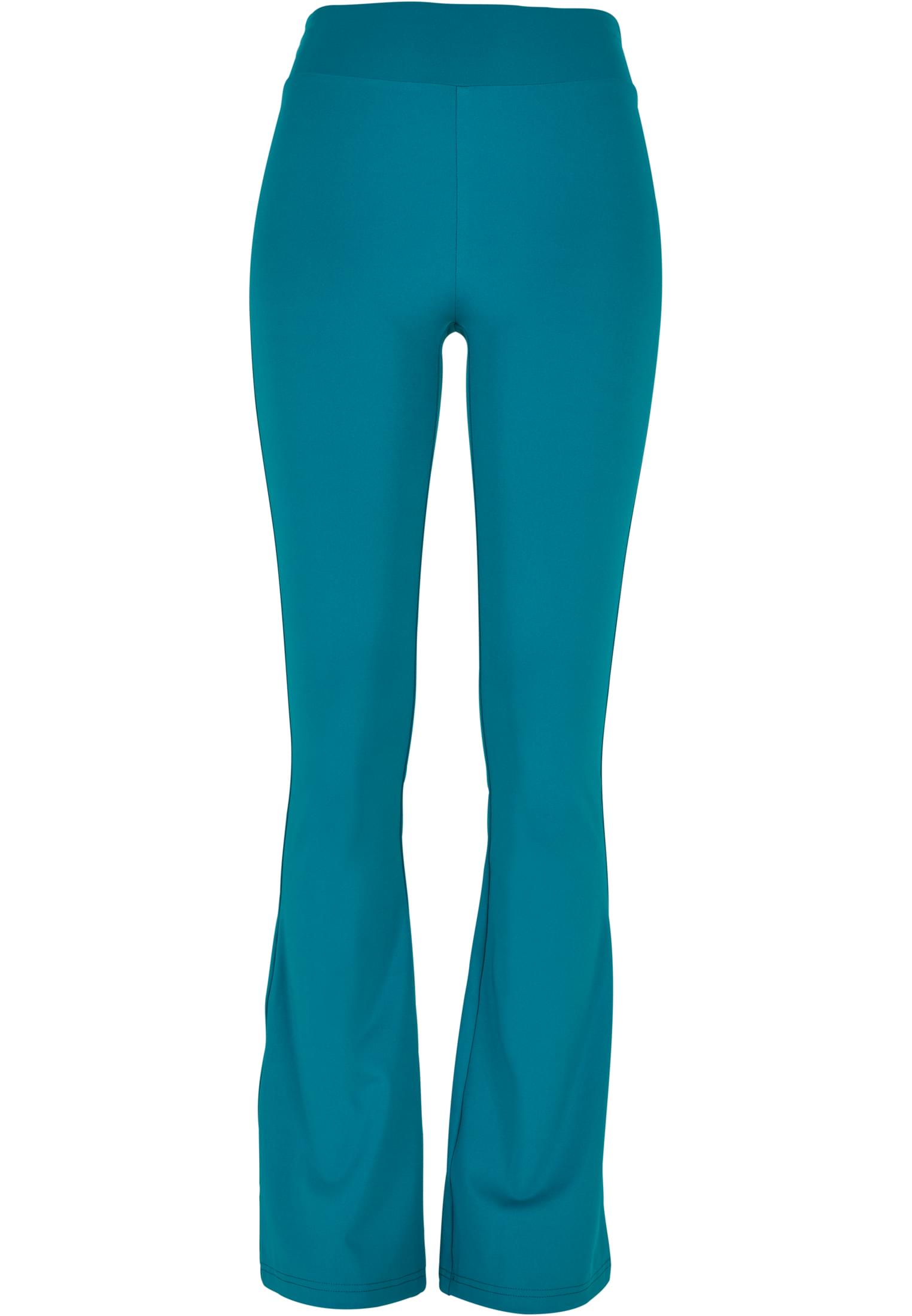 Ladies Recycled High Waist Flared Leggings | watergreen