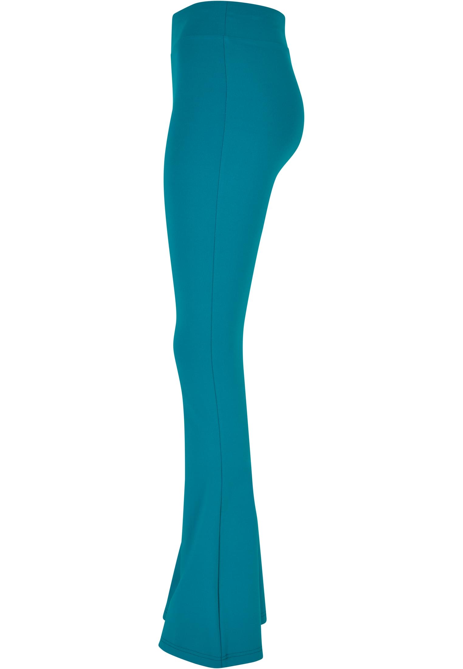 Ladies Recycled High Waist Flared Leggings | watergreen