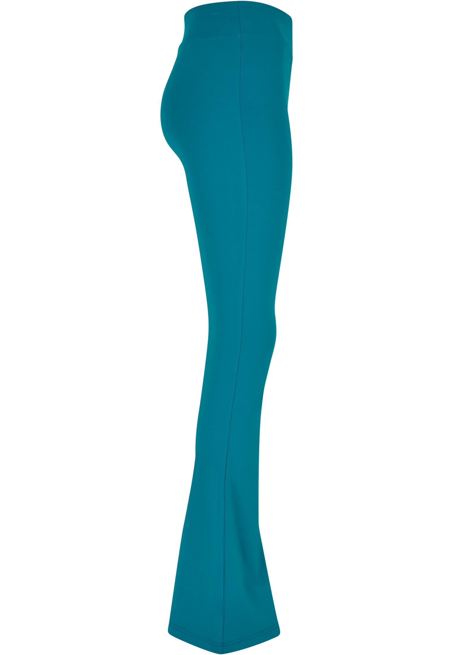 Ladies Recycled High Waist Flared Leggings | watergreen