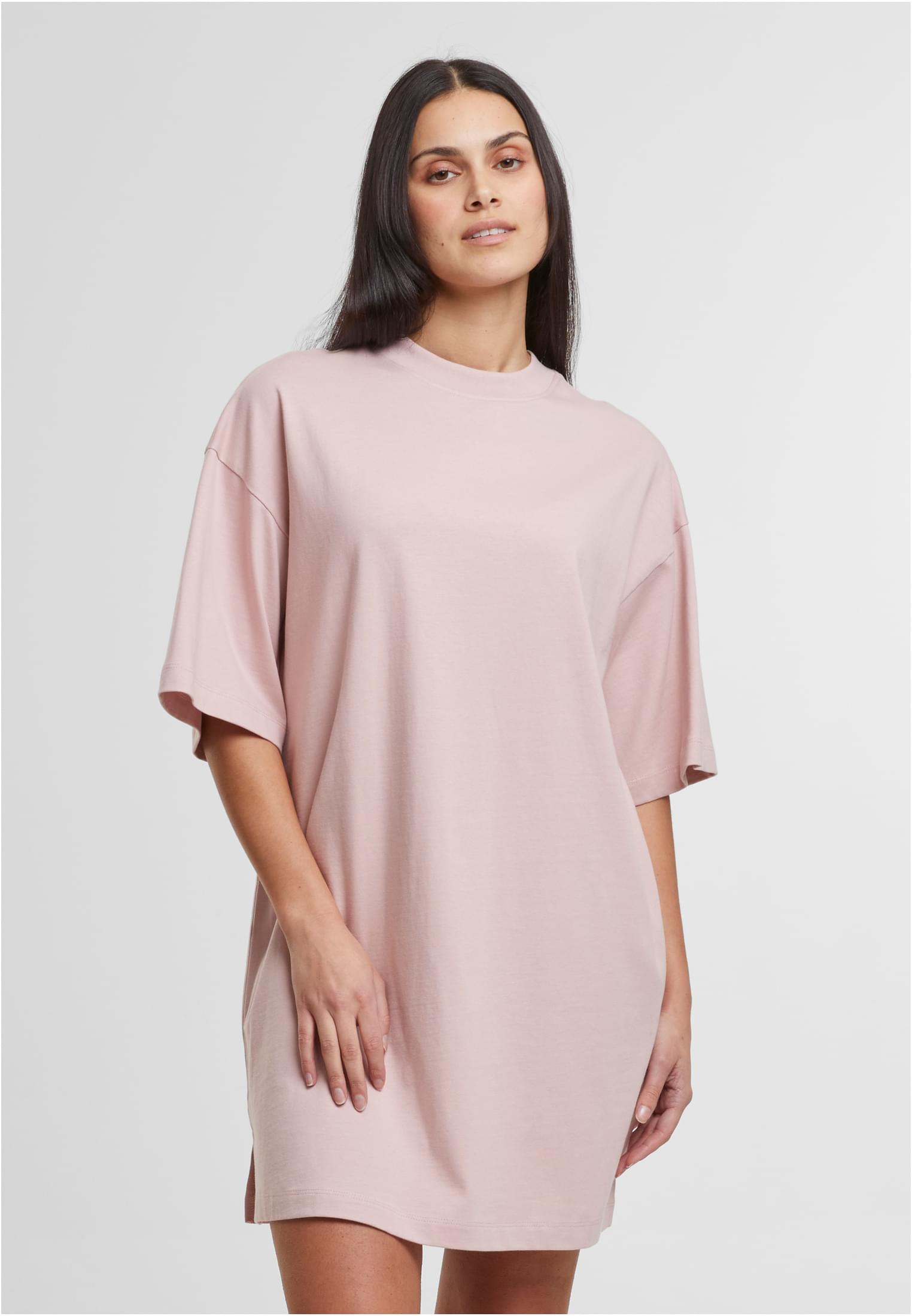 Ladies Organic Heavy Oversized Tee Dress | powderrose