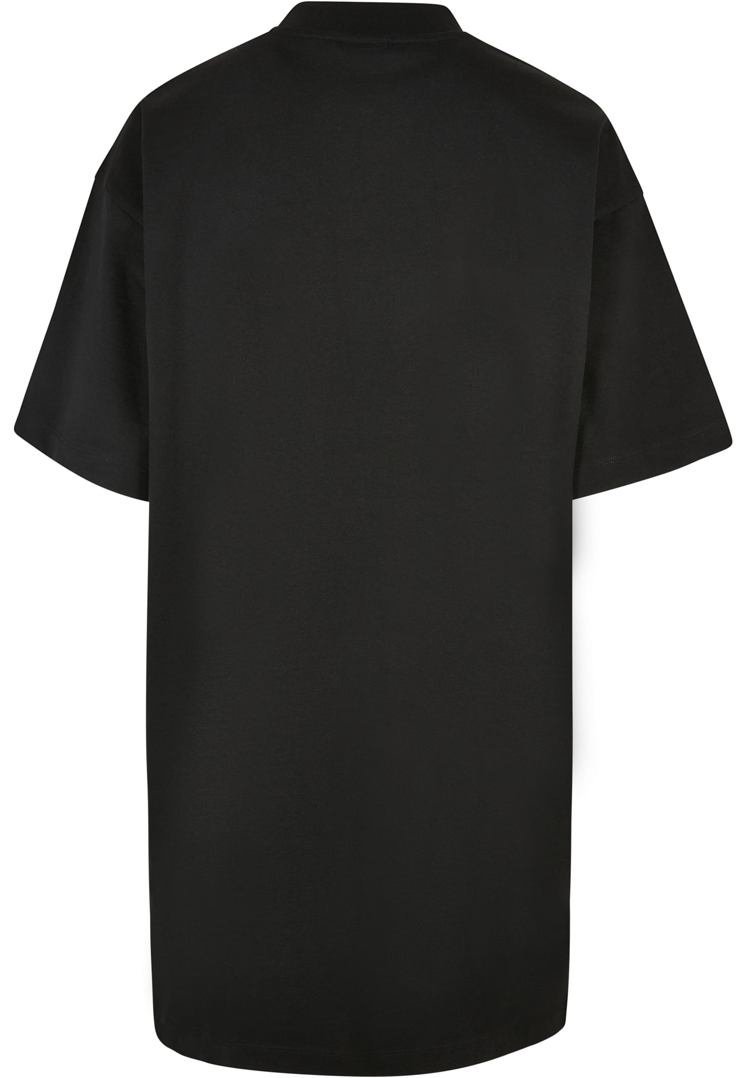 Ladies Organic Heavy Oversized Tee Dress | black