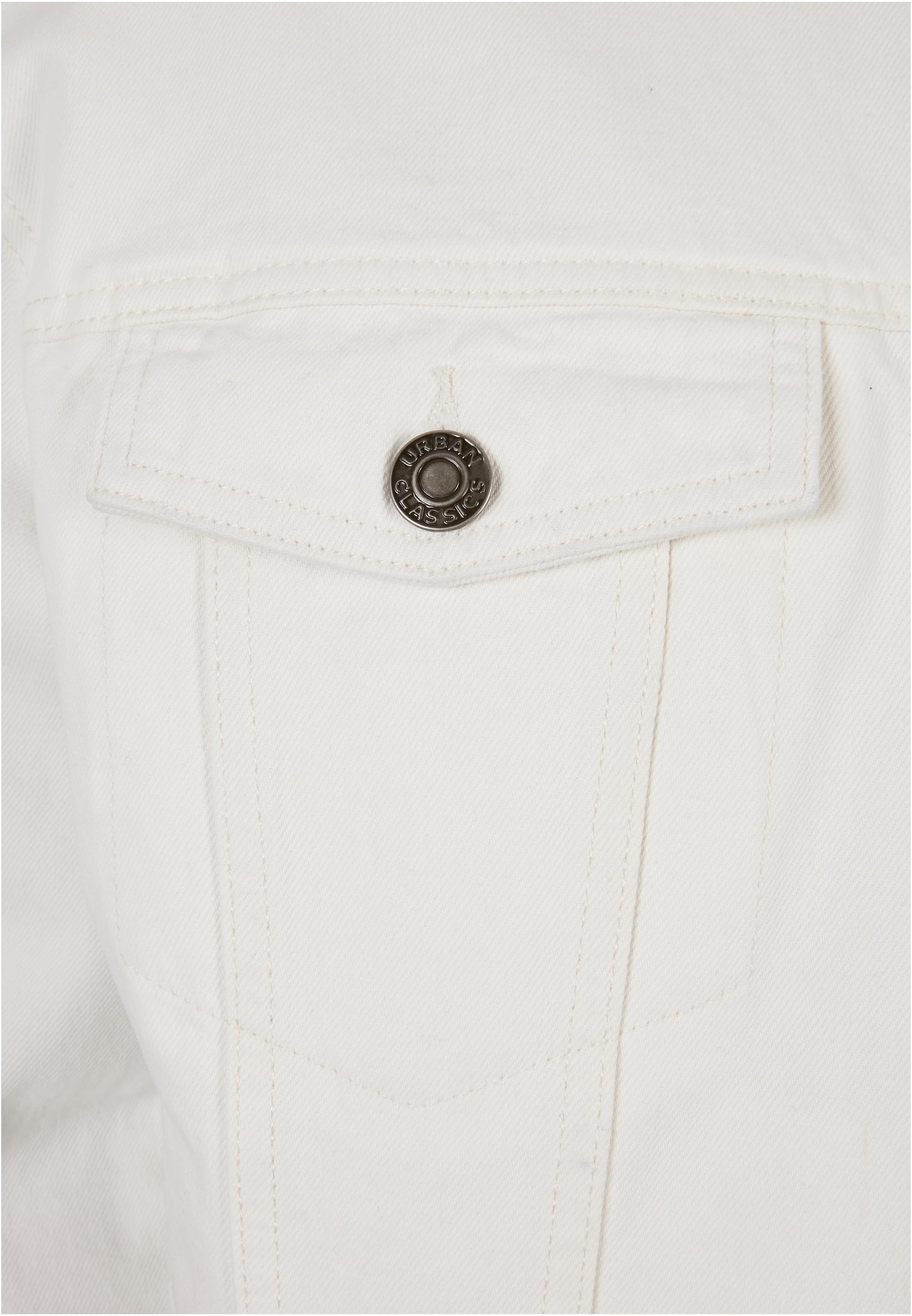 Ladies Oversized Sherpa Denim Jacket | offwhite raw