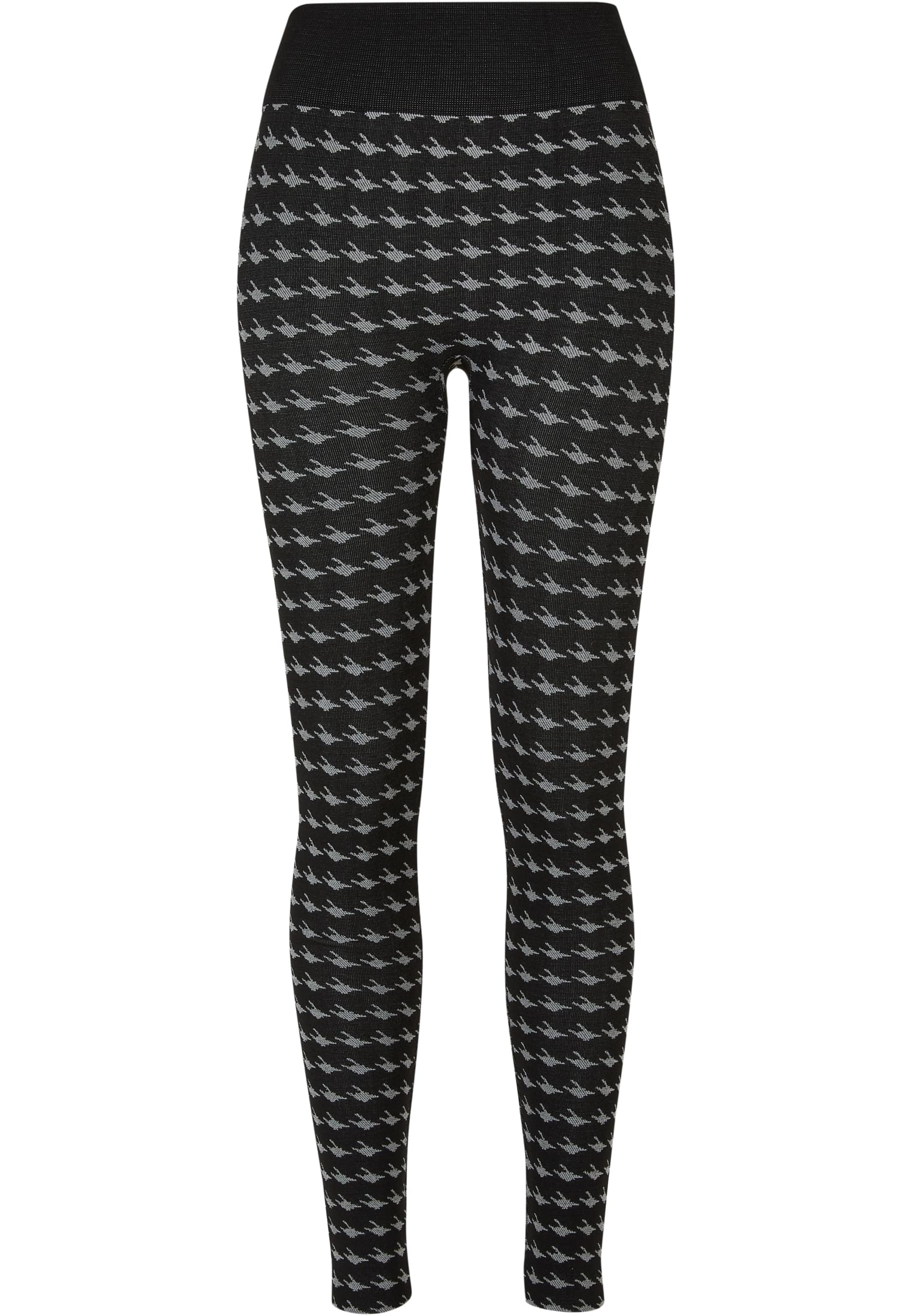 Ladies Seamless Heritage Leggings | blackhoundstooth