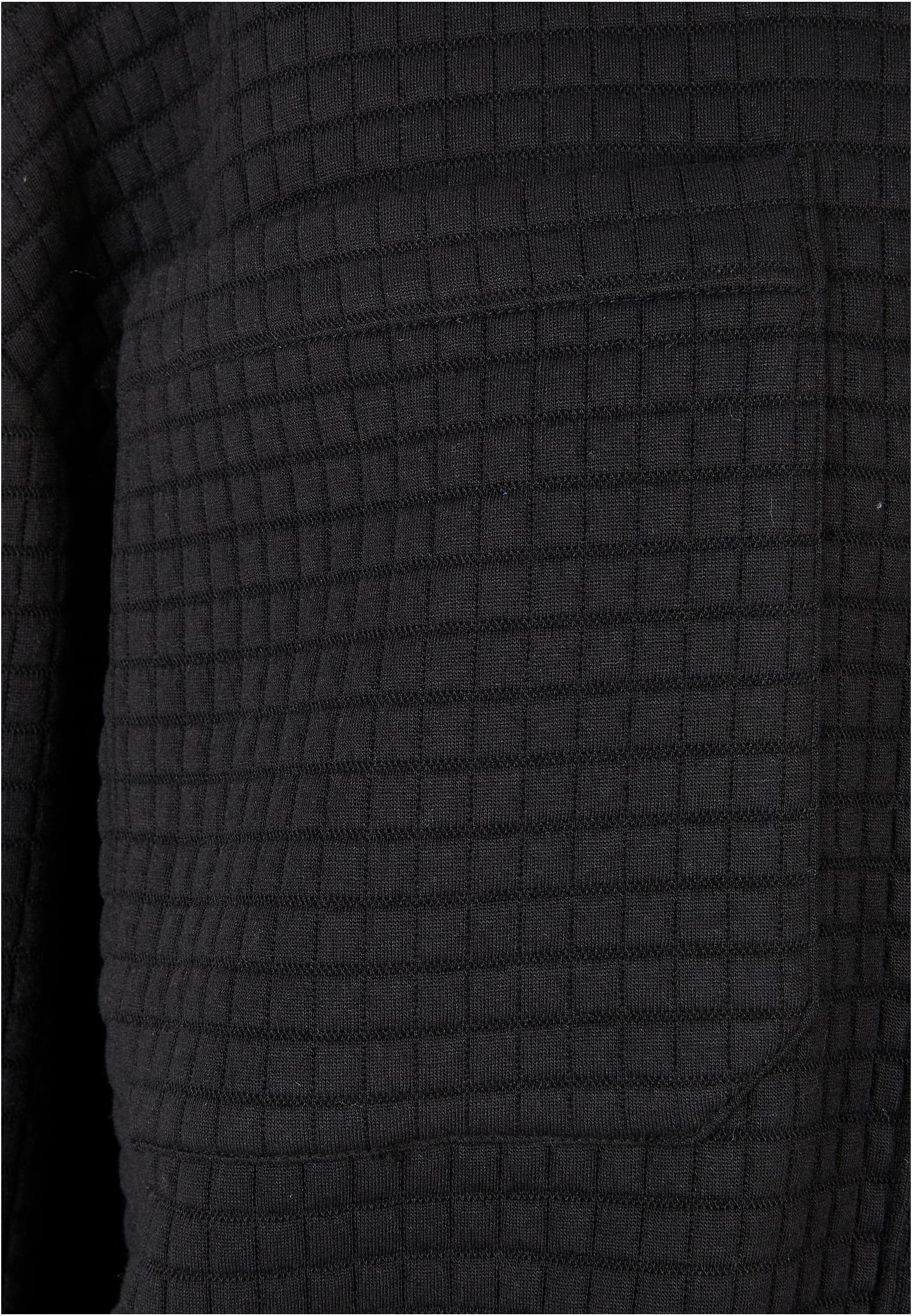 Ladies Quilted Sweat Overshirt | black