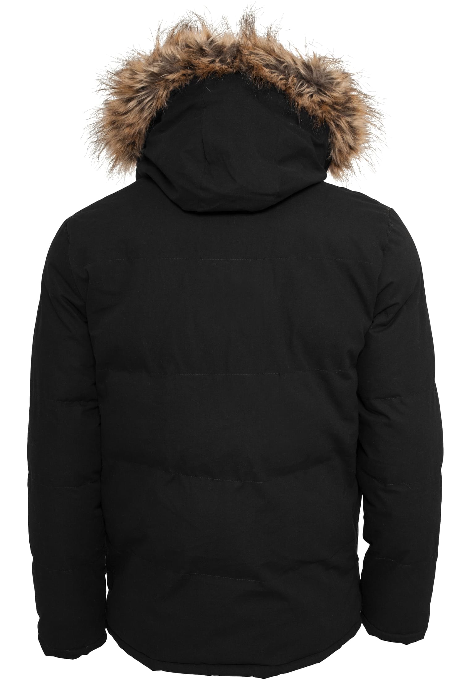 Chambray Lined Parka black | black