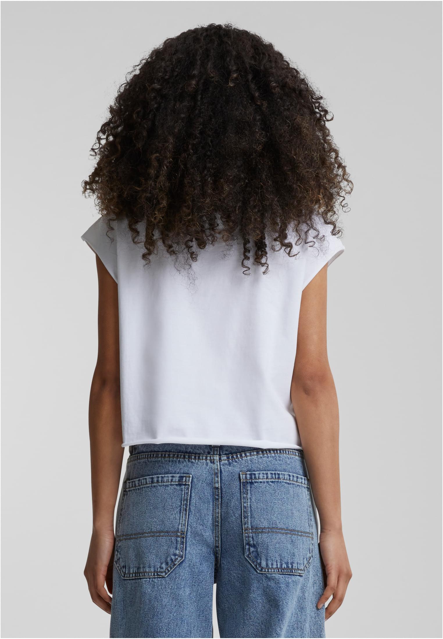 Ladies Organic Open Edge Tee 2-Pack | black+white