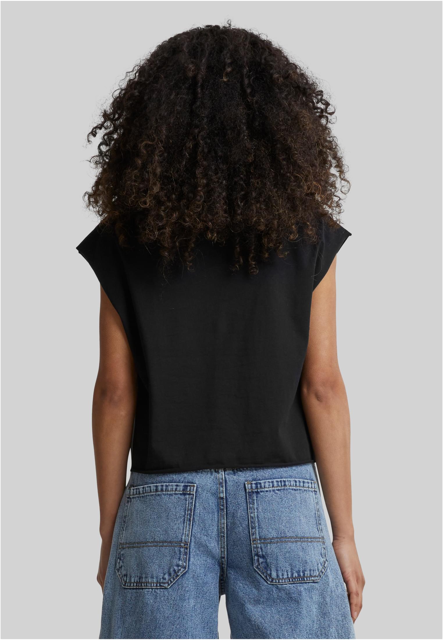 Ladies Organic Open Edge Tee 2-Pack | black+white
