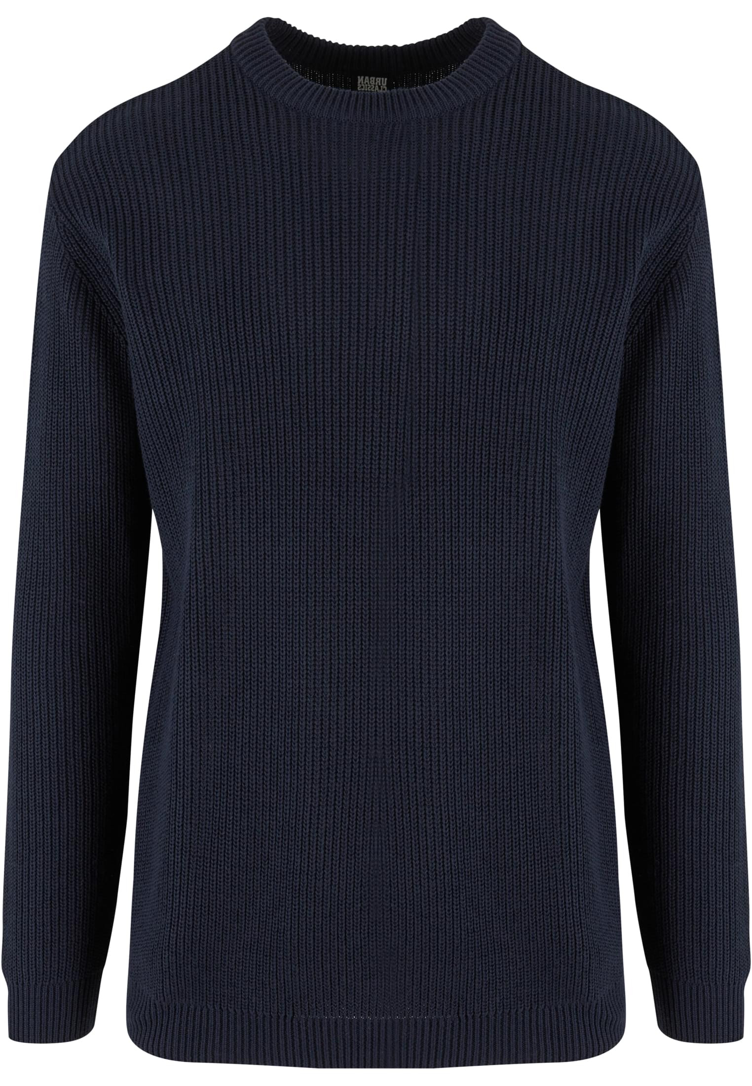 Rib Basic Sweater | navy