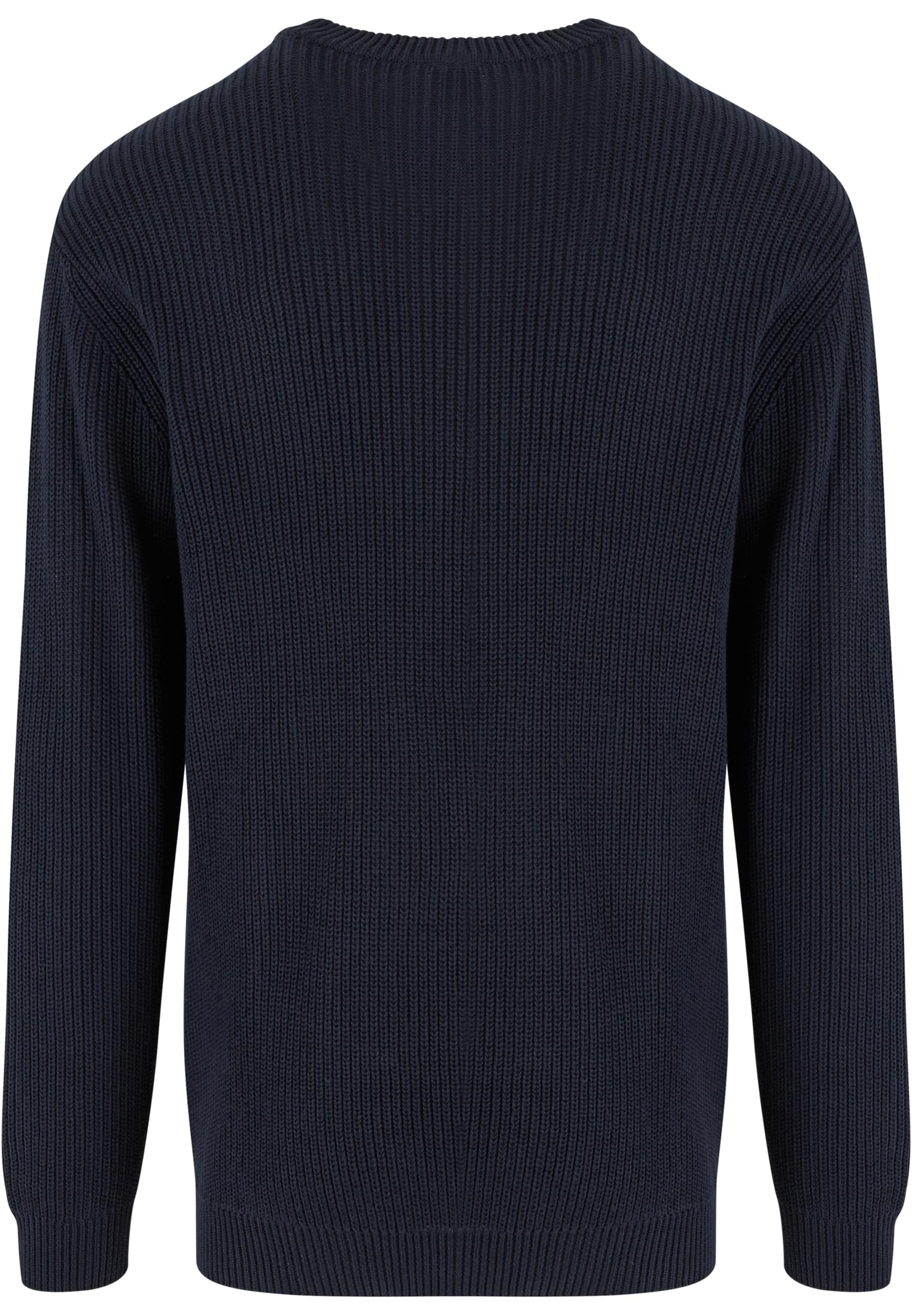 Rib Basic Sweater | navy