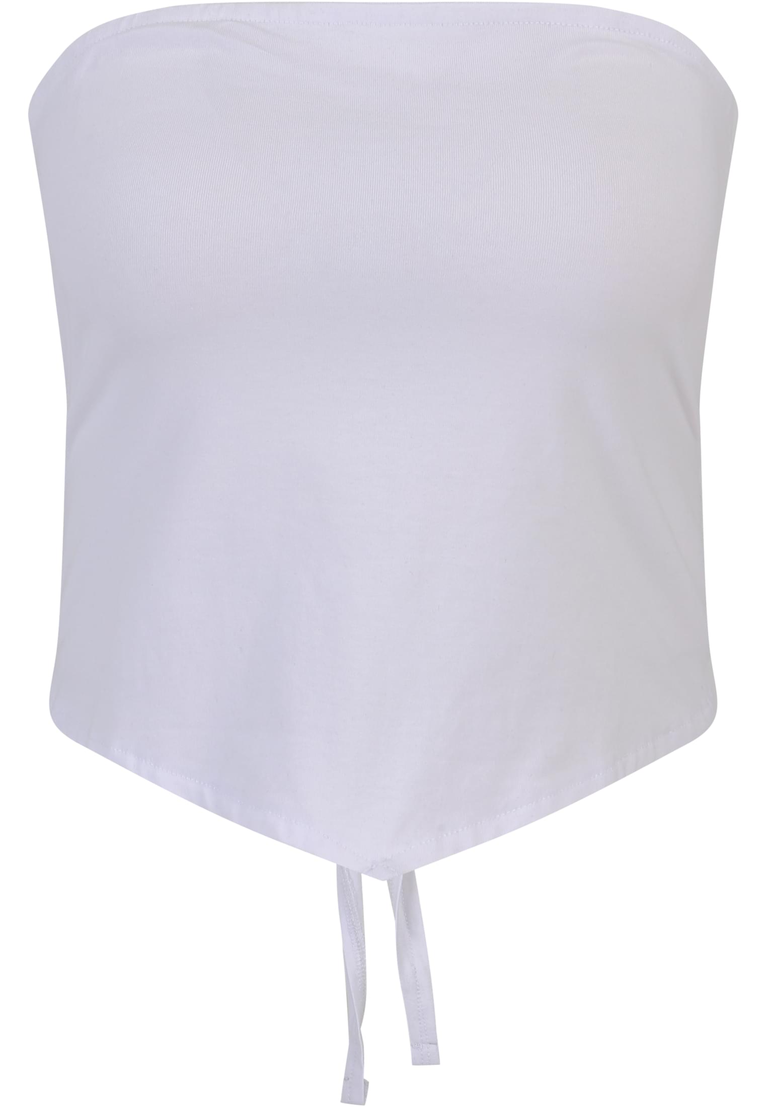 Ladies Knotted Bandeau Top 2-Pack | white+black