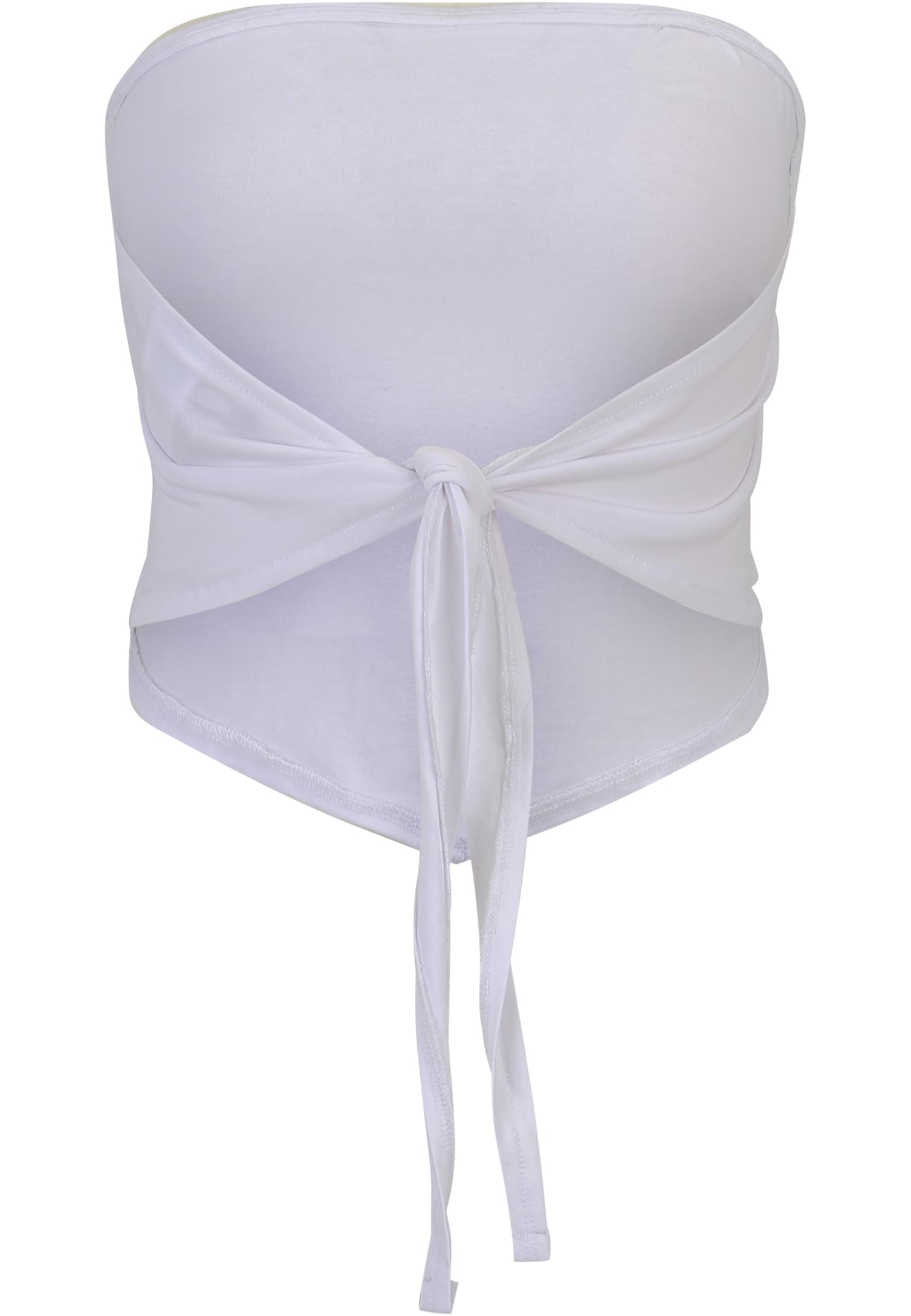 Ladies Knotted Bandeau Top 2-Pack | white+black