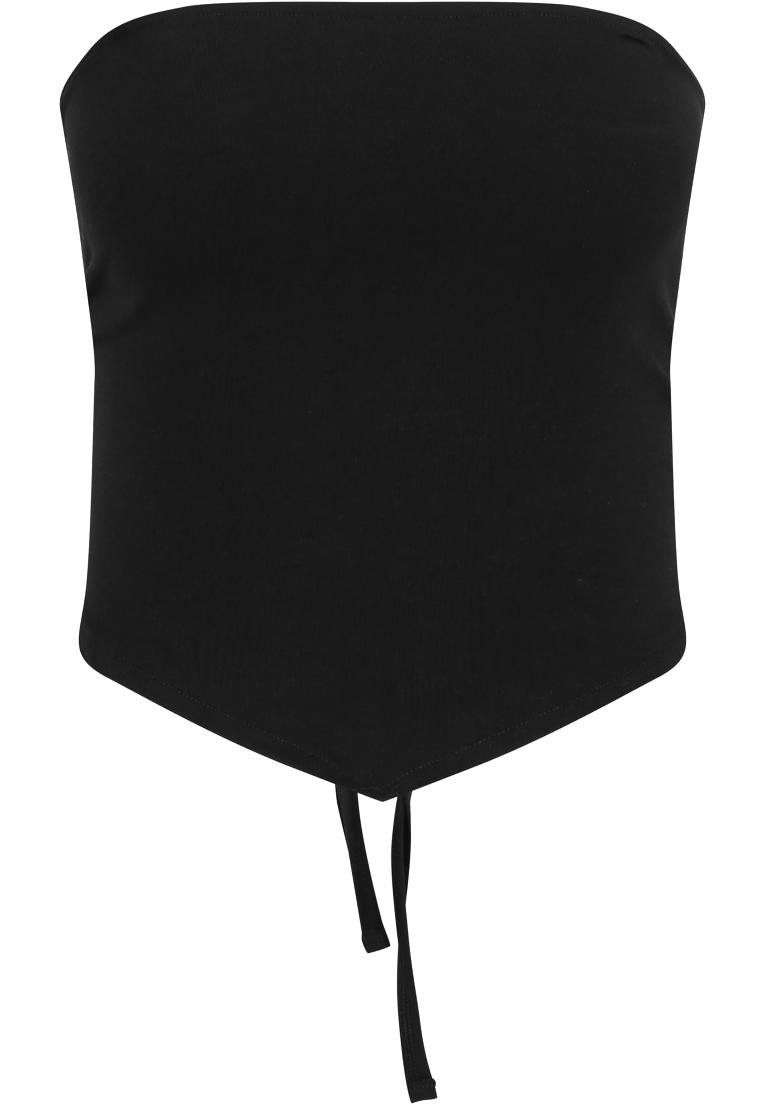 Ladies Knotted Bandeau Top 2-Pack | white+black