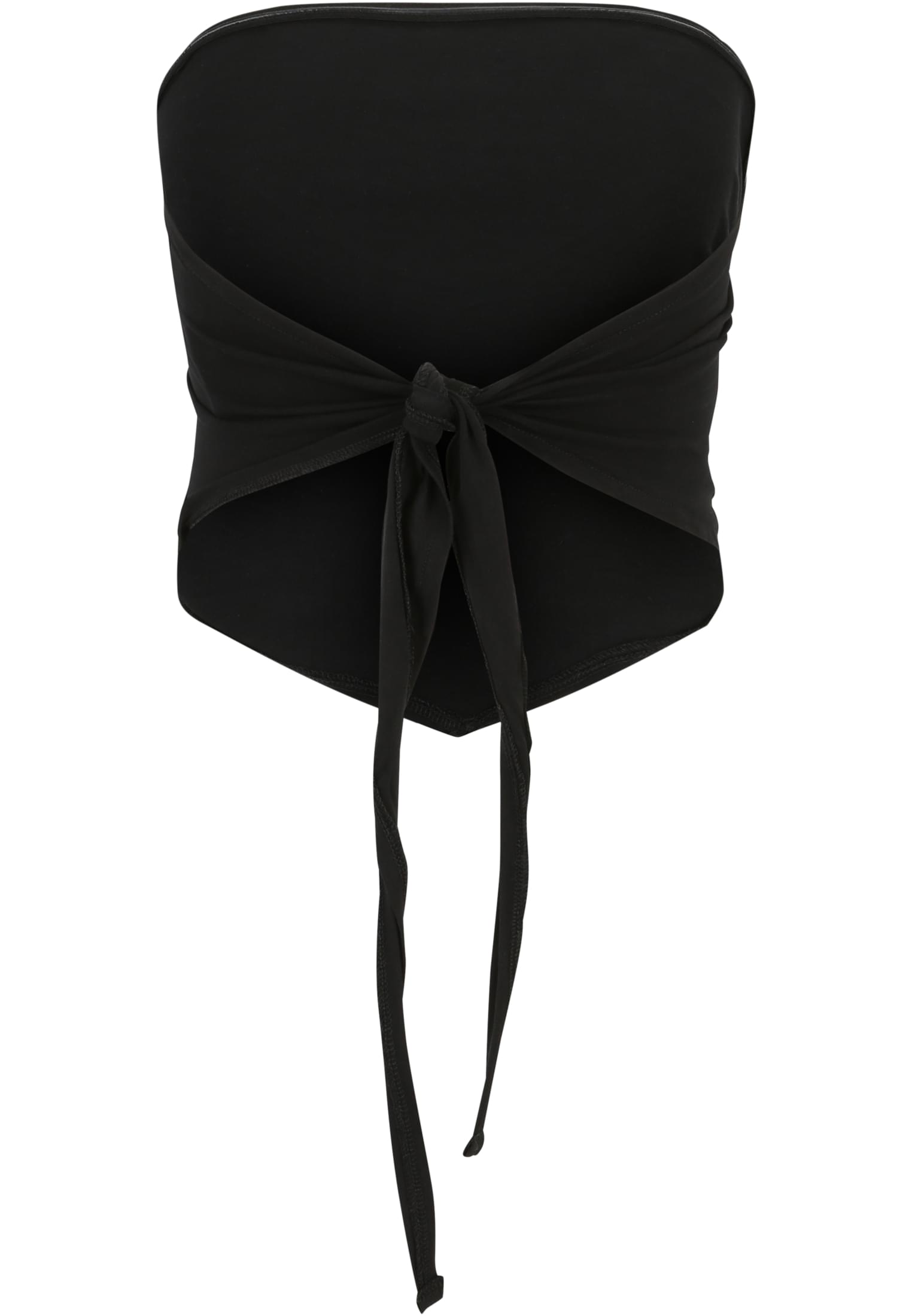 Ladies Knotted Bandeau Top 2-Pack | white+black