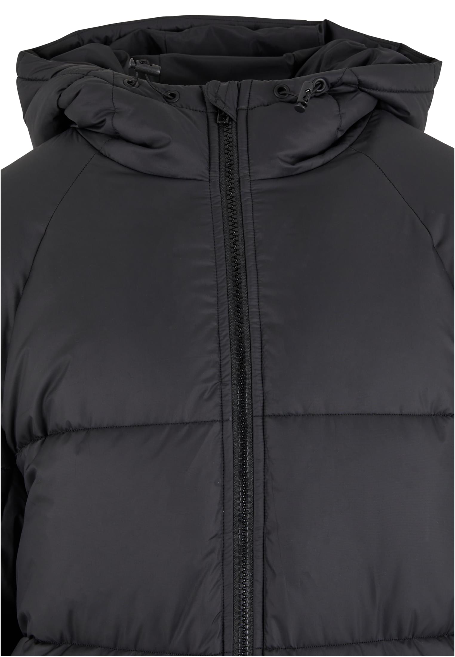 Ladies Long Puffer Coat | black