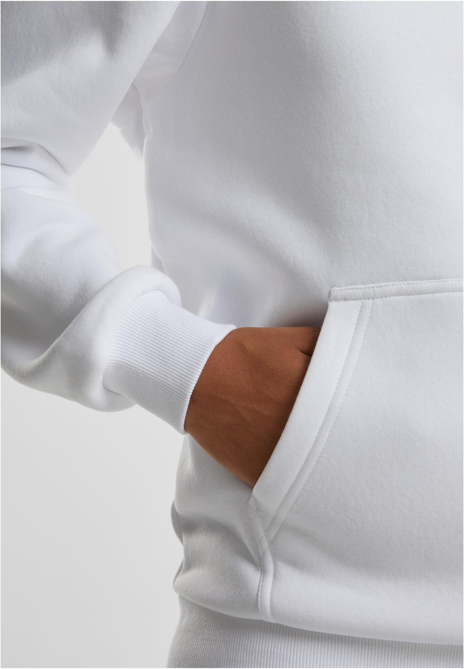 Ladies Fluffy Hoody | white