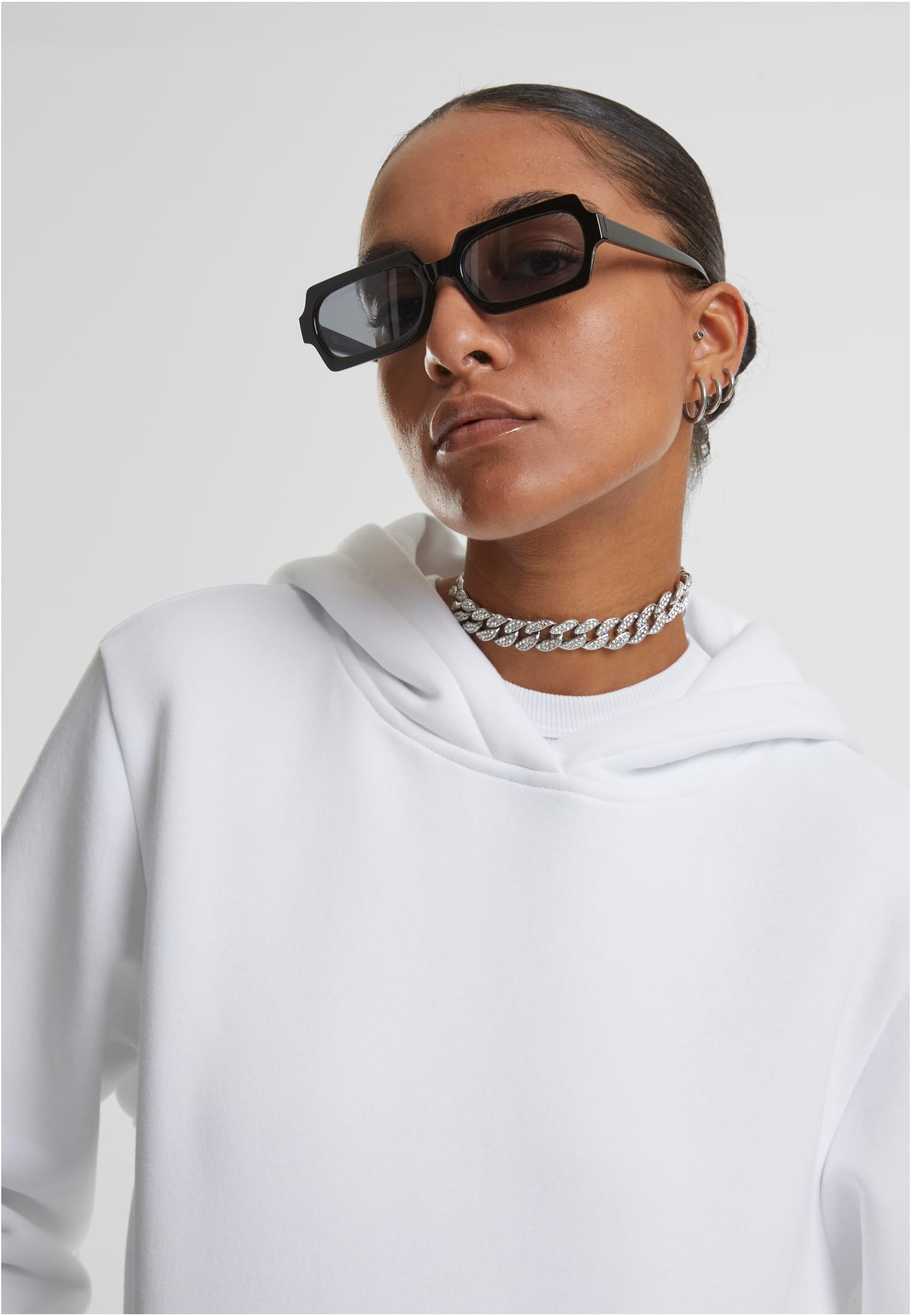 Ladies Fluffy Hoody | white