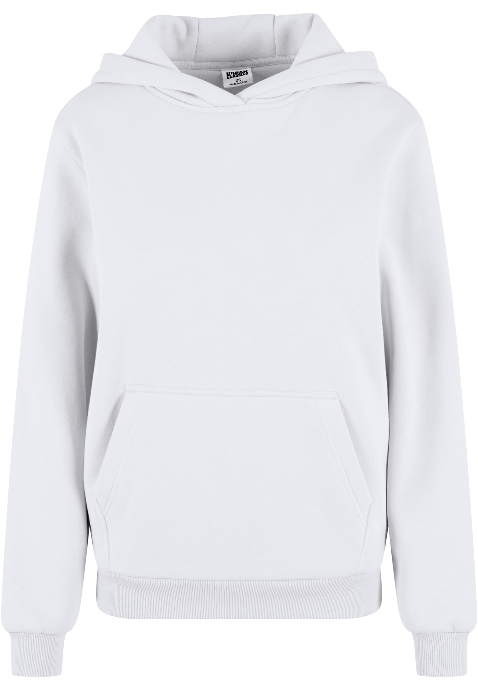 Ladies Fluffy Hoody | white