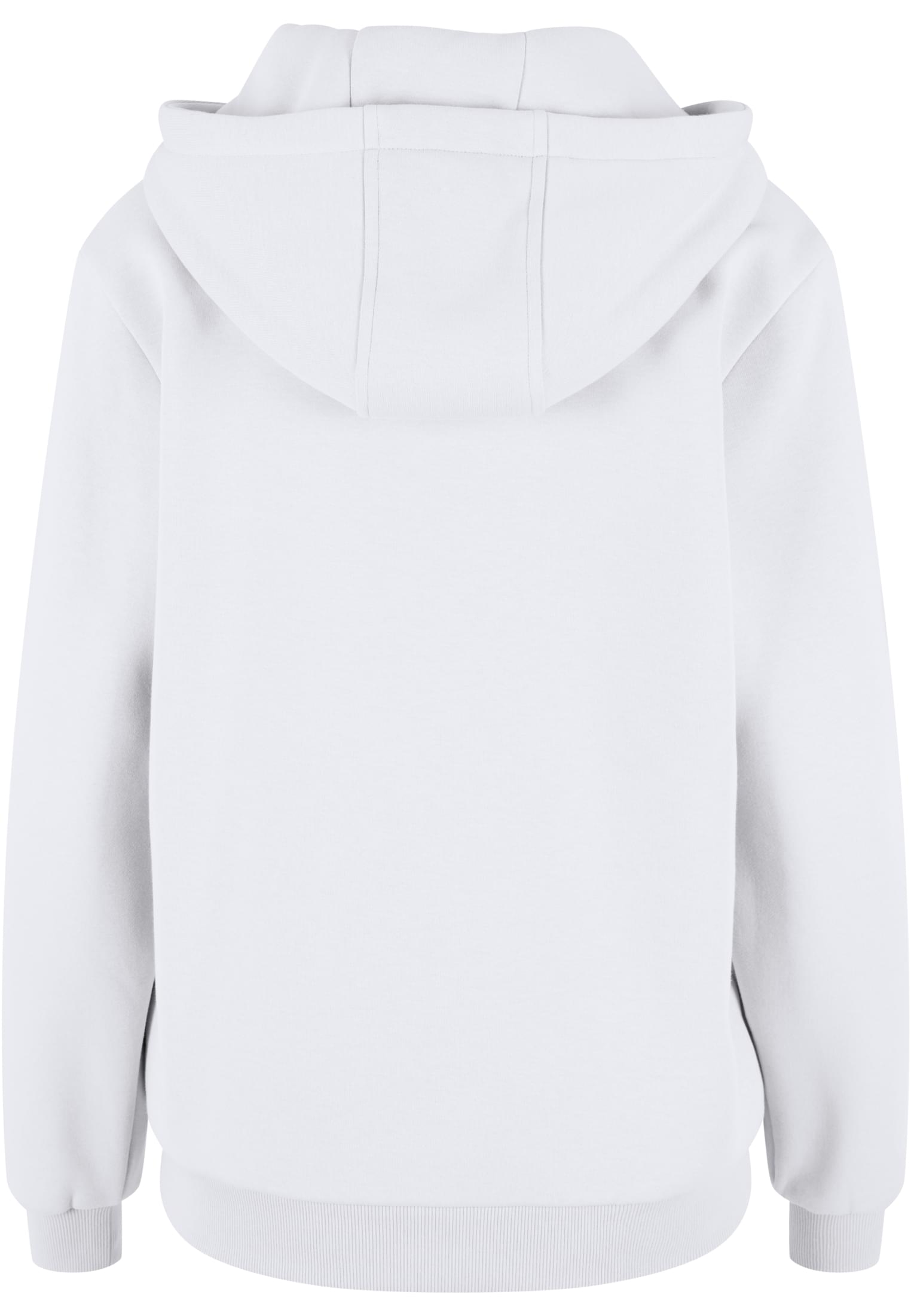 Ladies Fluffy Hoody | white